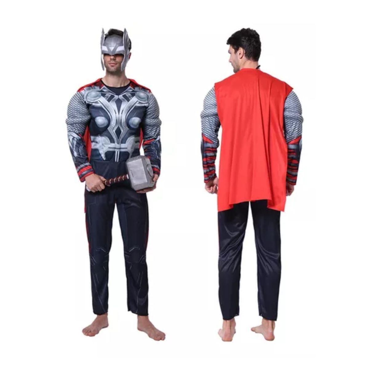 Disfraz Thor Cosplay Halloween Musculoso Superheroes Adulto One size