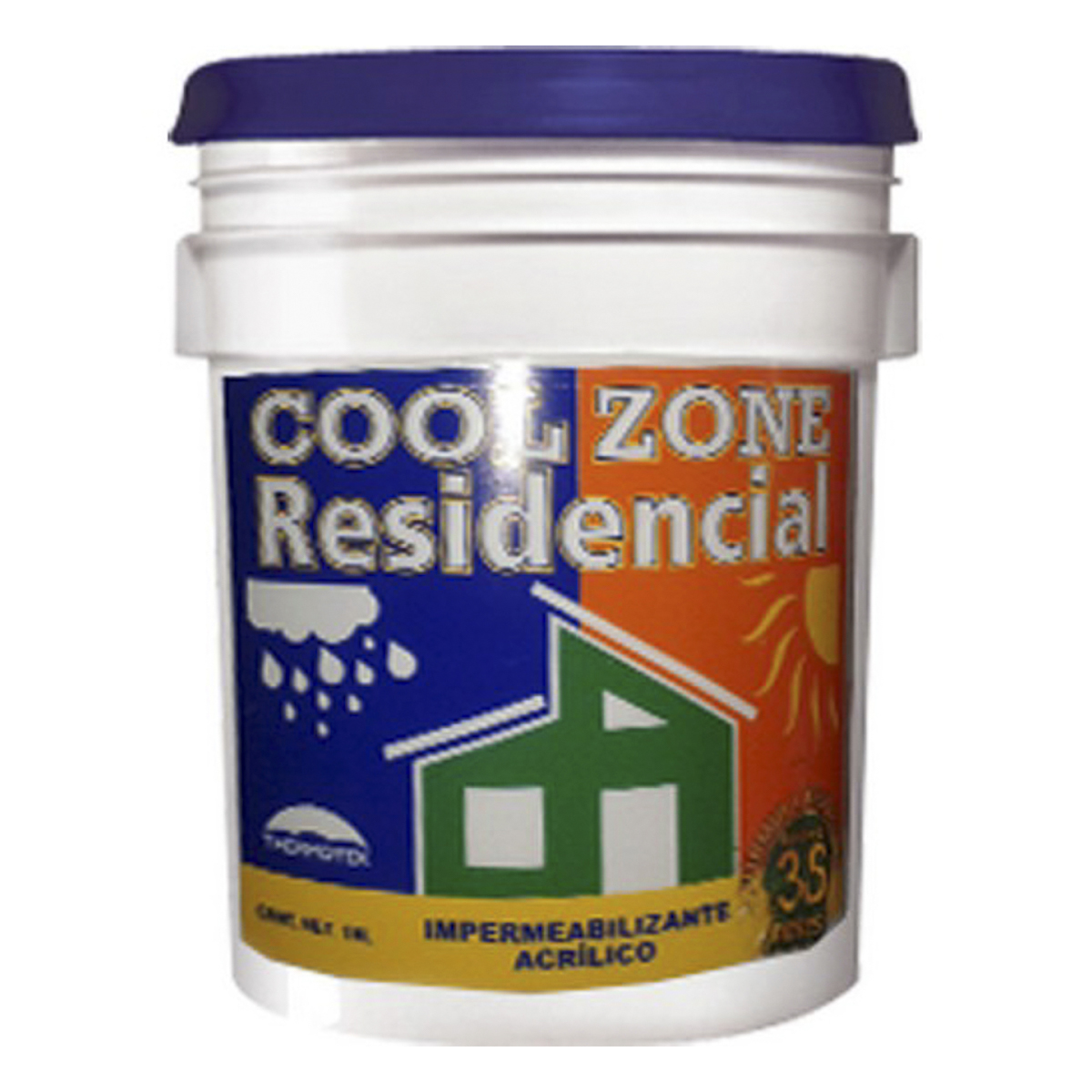 Impermeabilizante 3 Años 3.8L Rojo Cool Zon Thermotek 102217