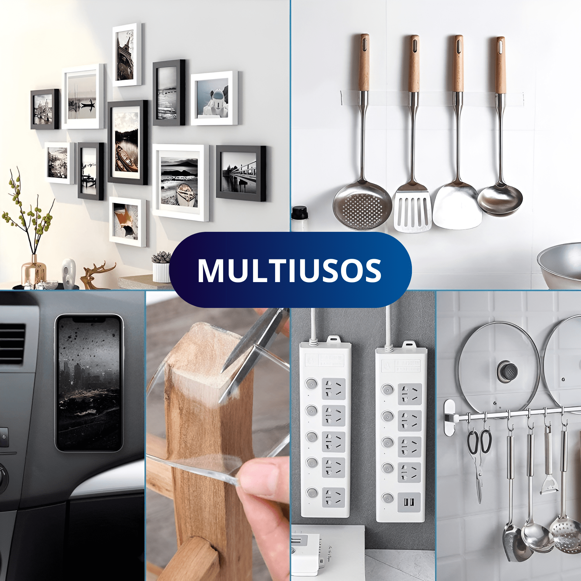 Cinta Doble Cara Adhesiva Ecomlab Transparente Nano Tape 5 Metros