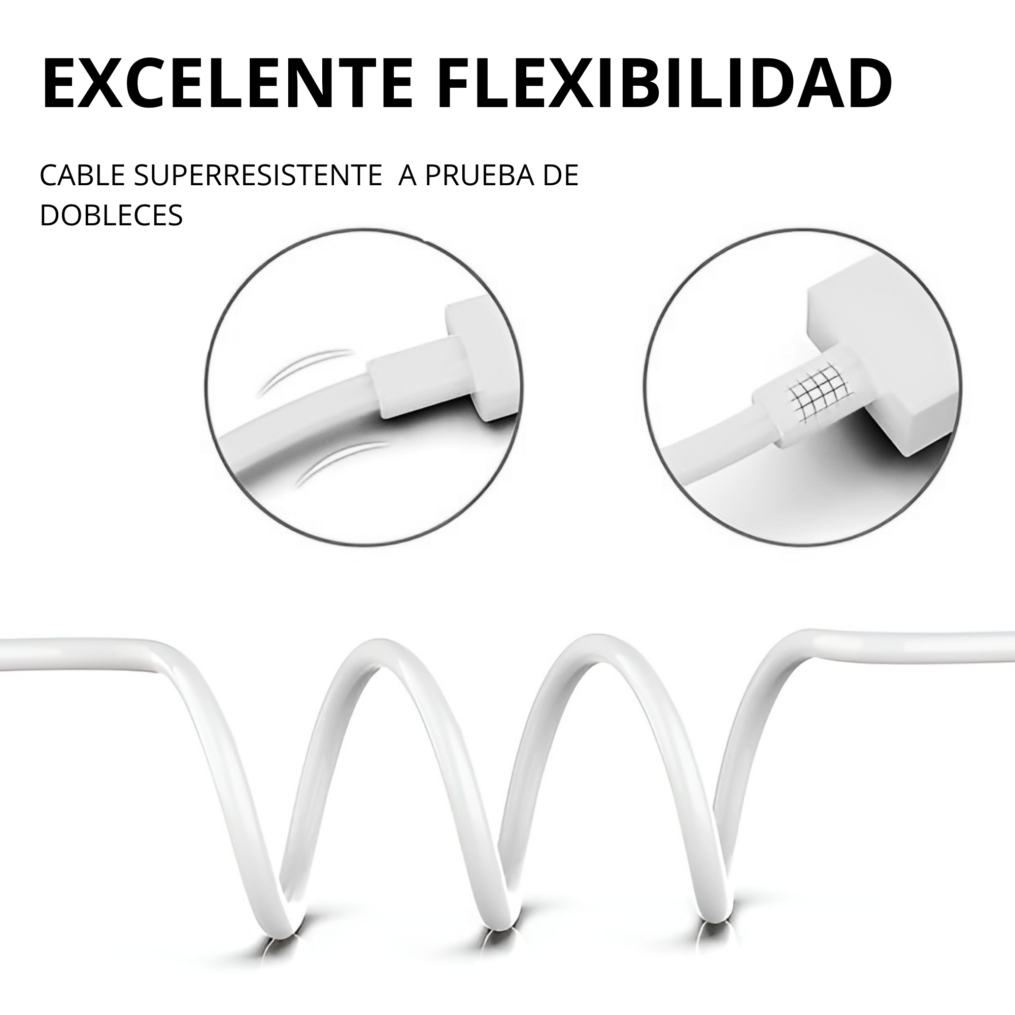 Cable Tipo C Para IPhone 15 Ecomlab Cable Carga Rápida 1 Metro Transferencia de Datos