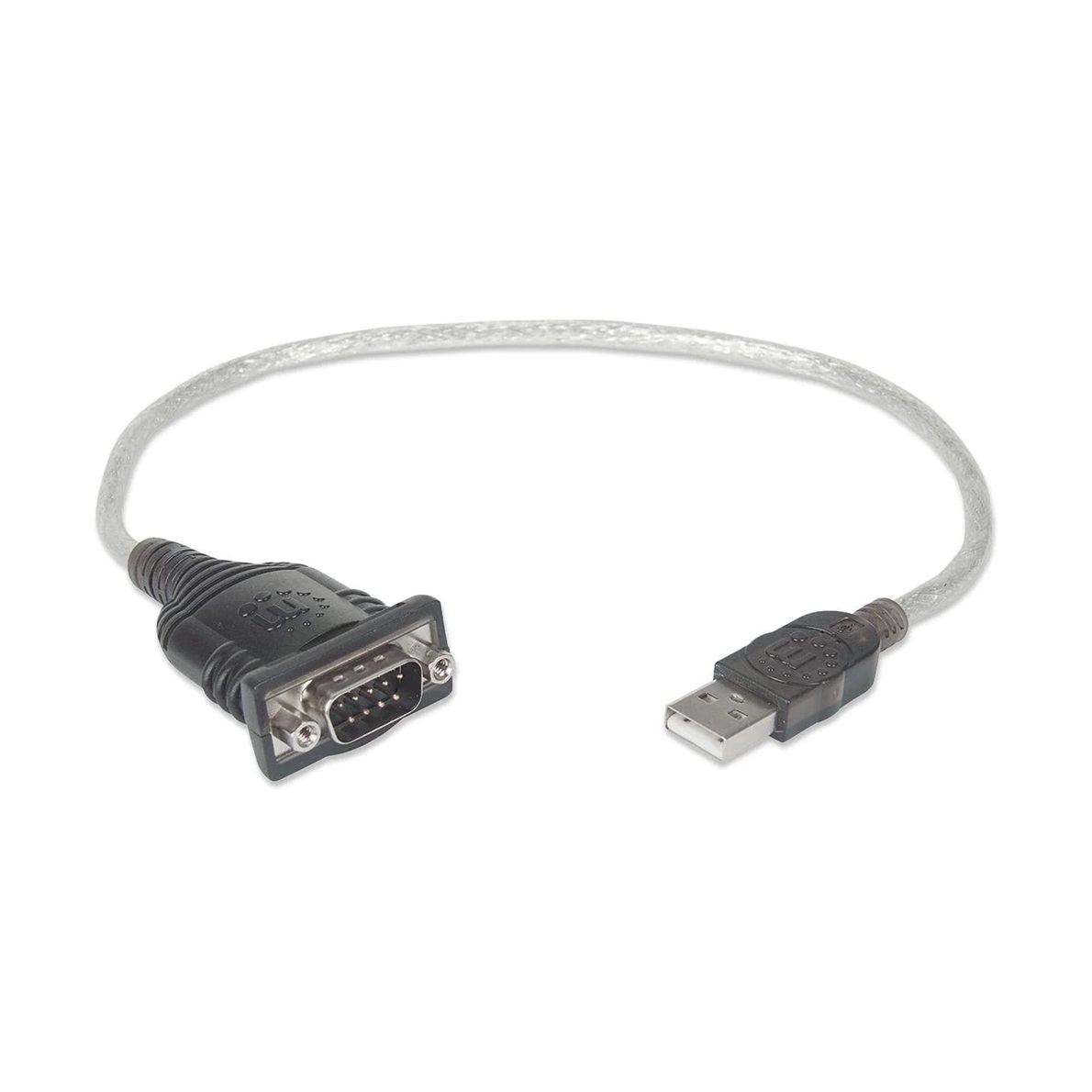 Adaptador USB Manhattan 205146 USB A - Serial RS-232 0.45 Metros