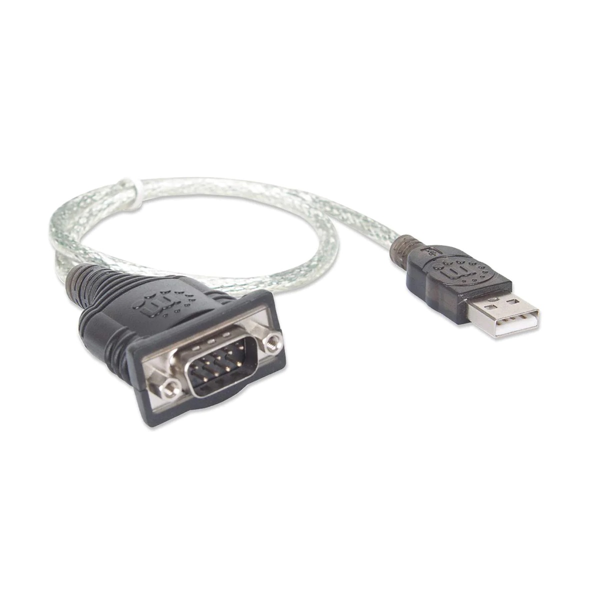 Adaptador USB Manhattan 205146 USB A - Serial RS-232 0.45 Metros