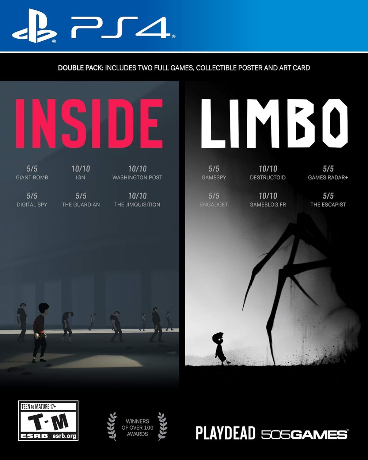INSIDE / LIMBO Double Pack - PlayStation 4