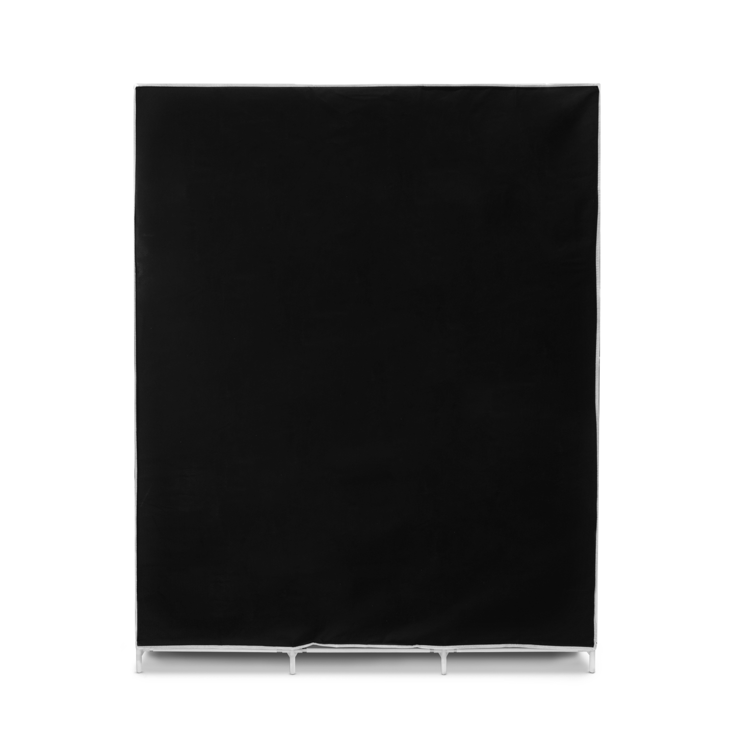 Closet Portátil Negro ,Ropero Armable De Tela 3 Puertas Para Ropa