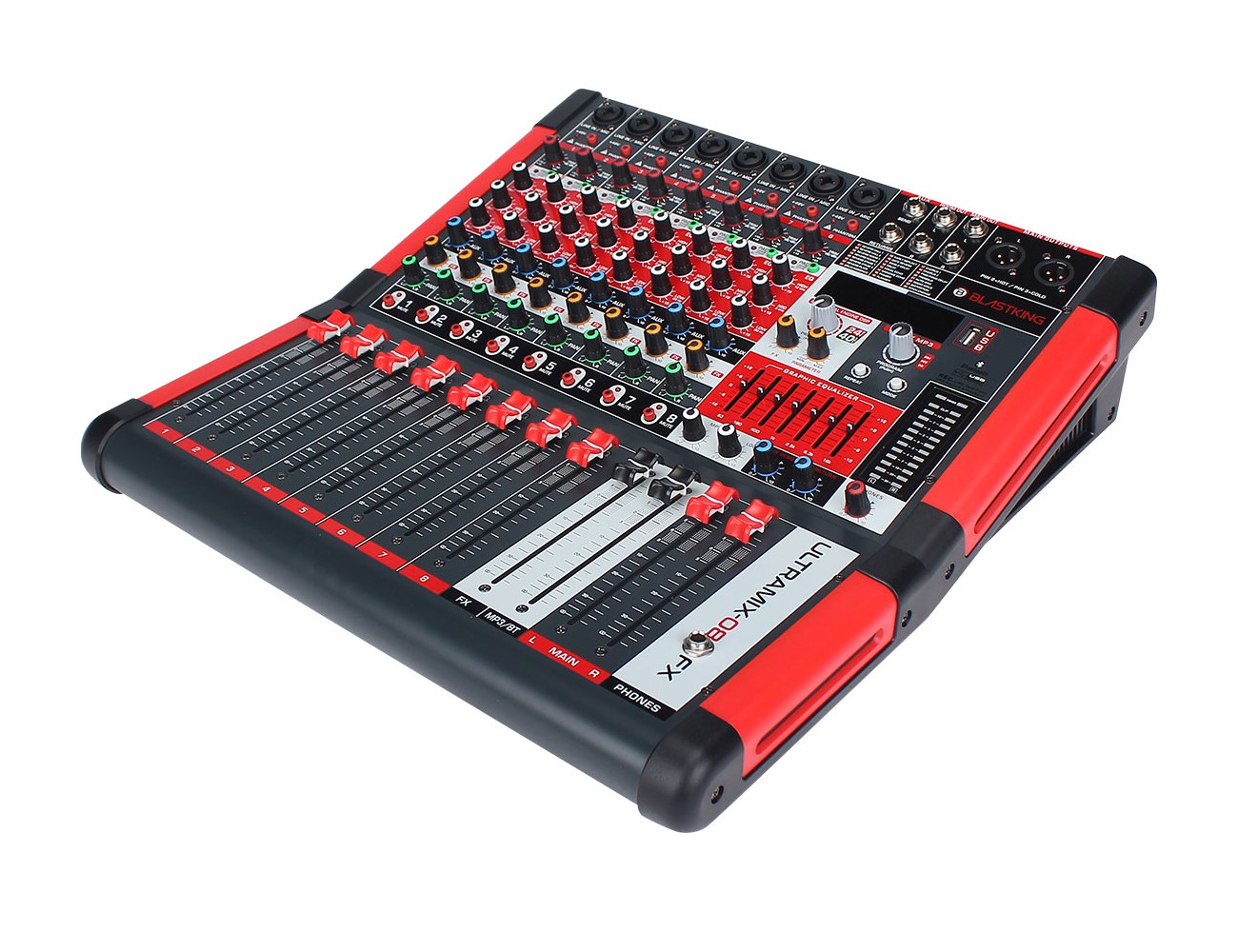 Mezcladora BLASTKING ULTRAMIX-8FX Analógica 8 Canales Estére.