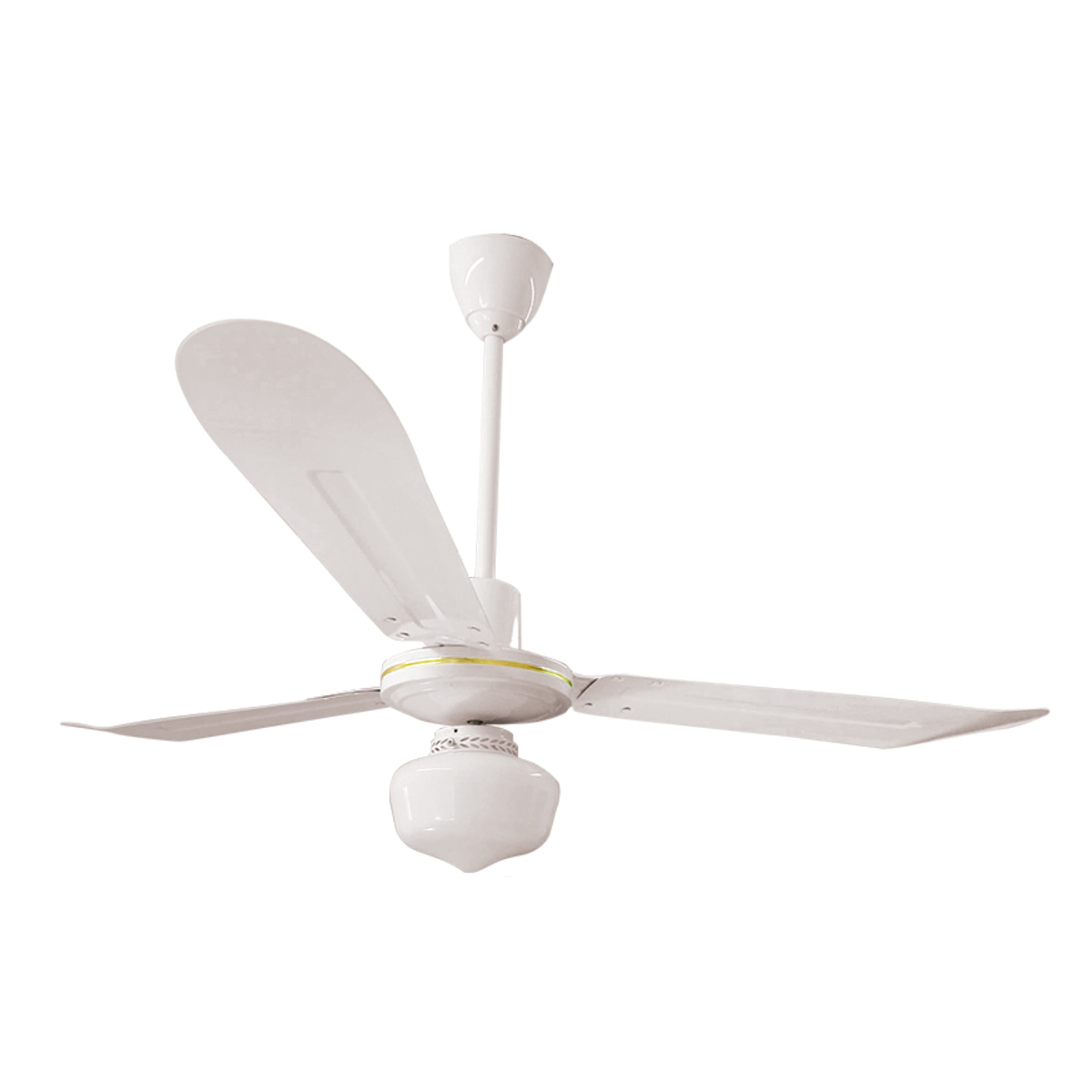 Ventilador Techo 56 5 V 3 Aspas Blanco Control P Veker 7753