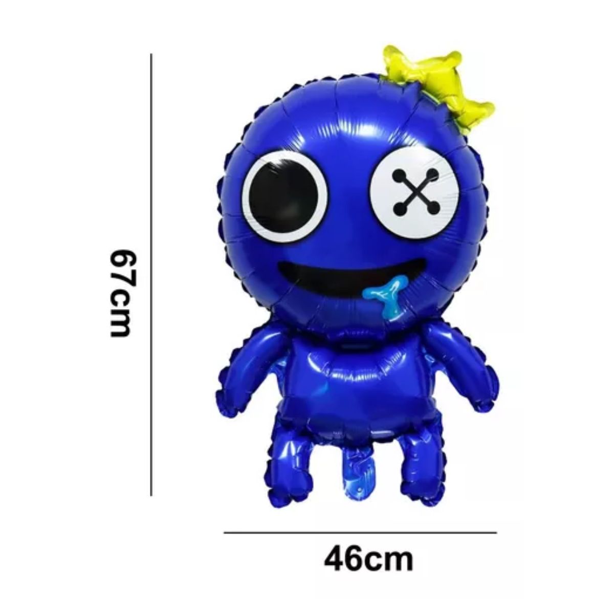 Globos De Cumpleaños Decoración Para Fiesta Rainbow Friends Azul