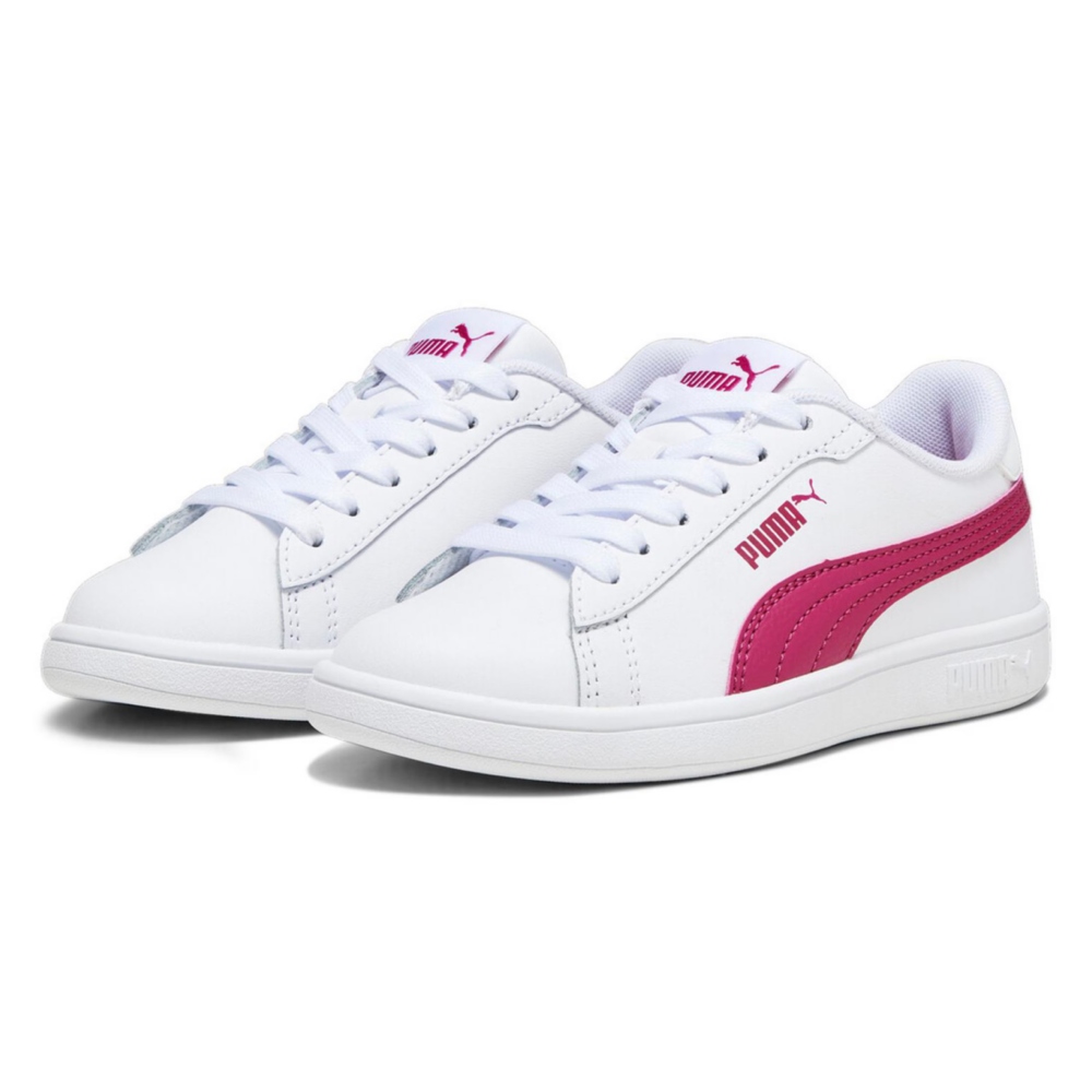 Tenis Casual Puma Smash 3.0 LPS Blanco/Rosa 392032 10.