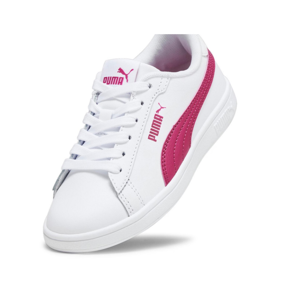 Tenis Casual Puma Smash 3.0 LPS Blanco/Rosa 392032 10.