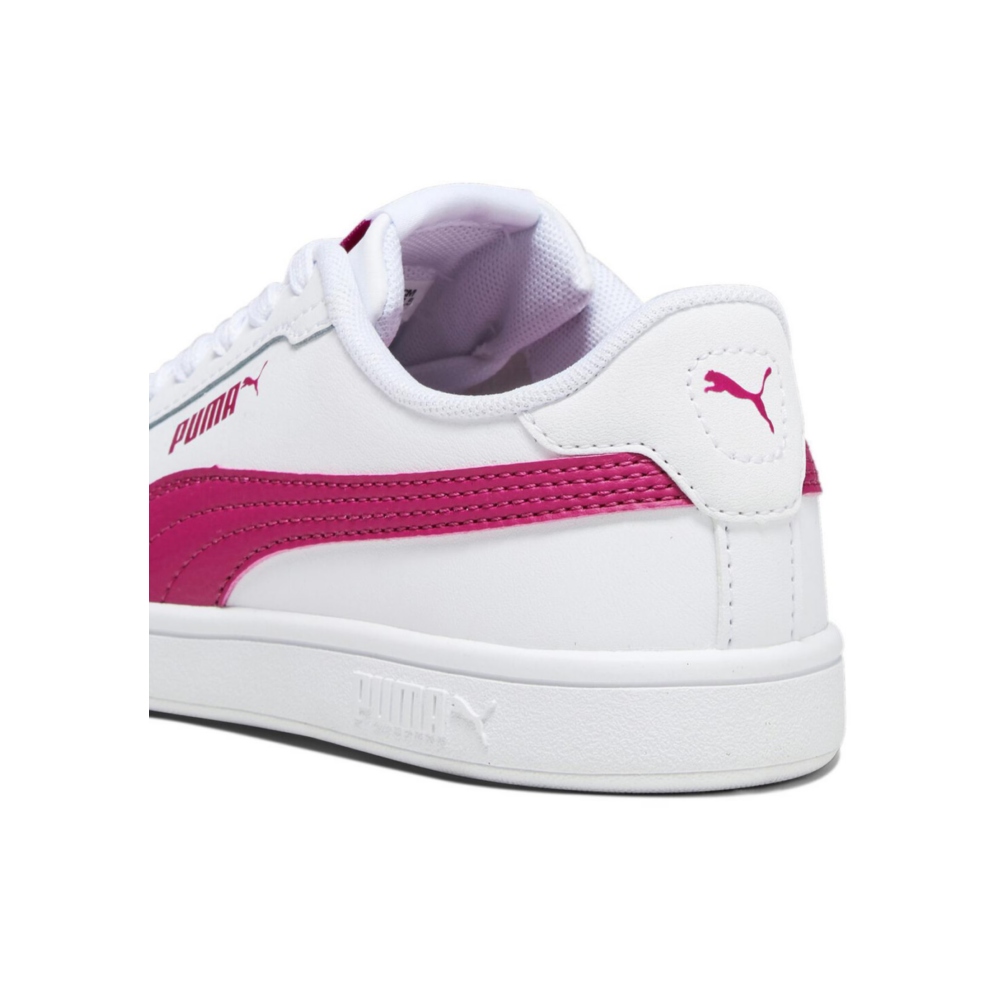 Tenis Casual Puma Smash 3.0 LPS Blanco/Rosa 392032 10.