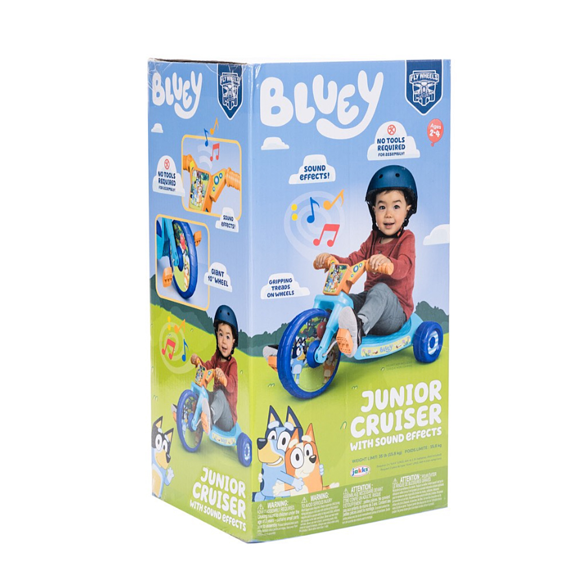 Triciclo Volante Junior Cruiser Bluey 10 Para Niños.