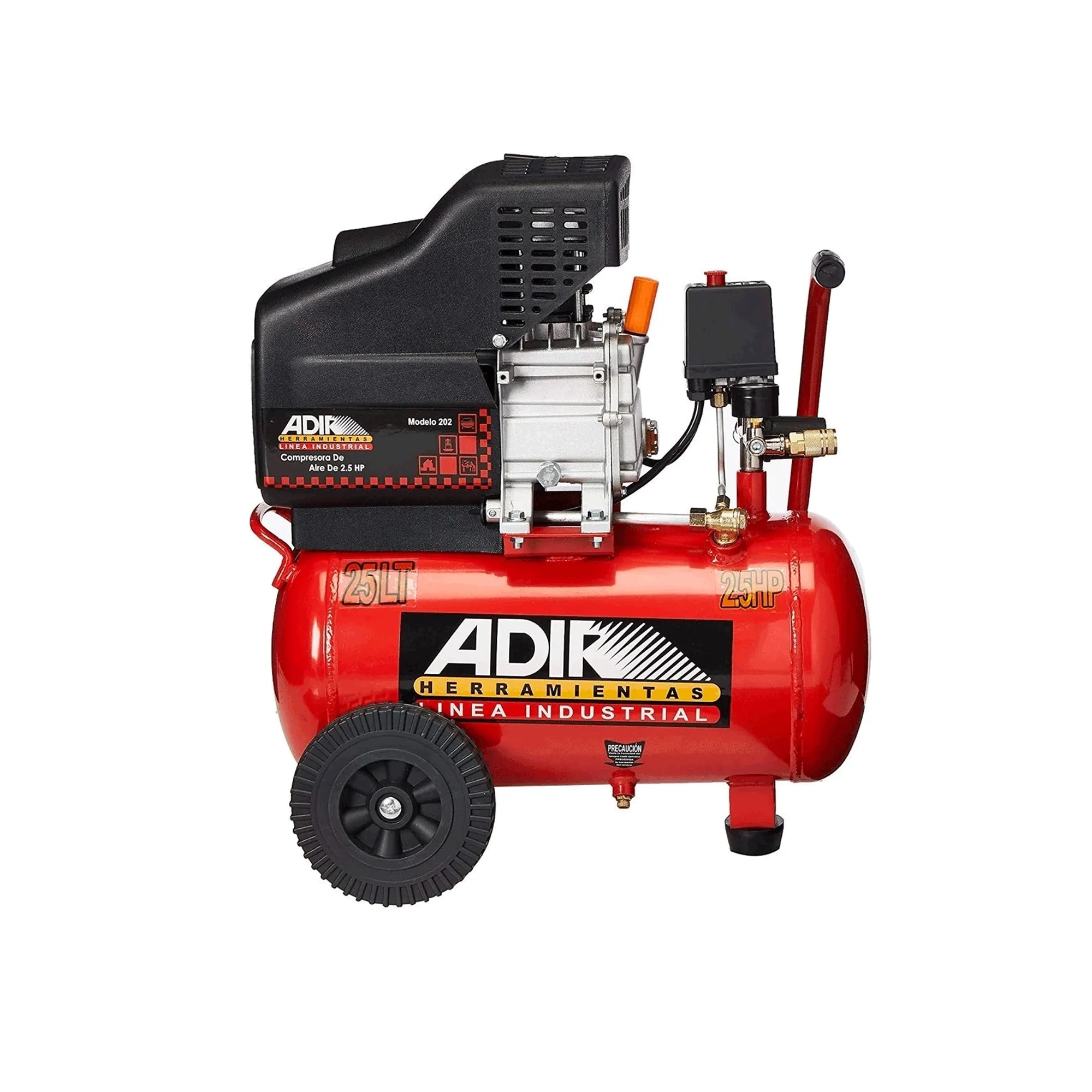 Compresor Moto Lubricado 120V 2850Rpm 2.5Hp 25 Adir 2030-K-G