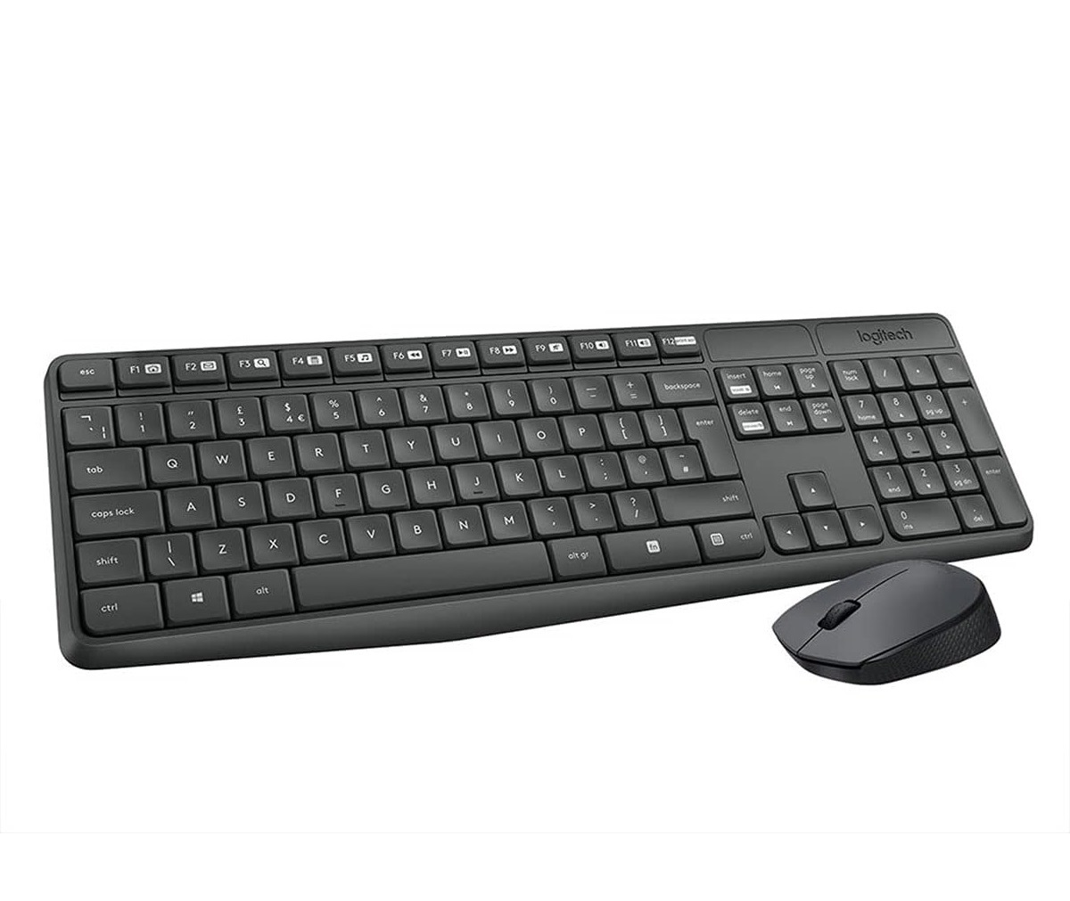 Kit de Teclado y Mouse Logitech MK235, Inalámbrico, USB, Negro Español