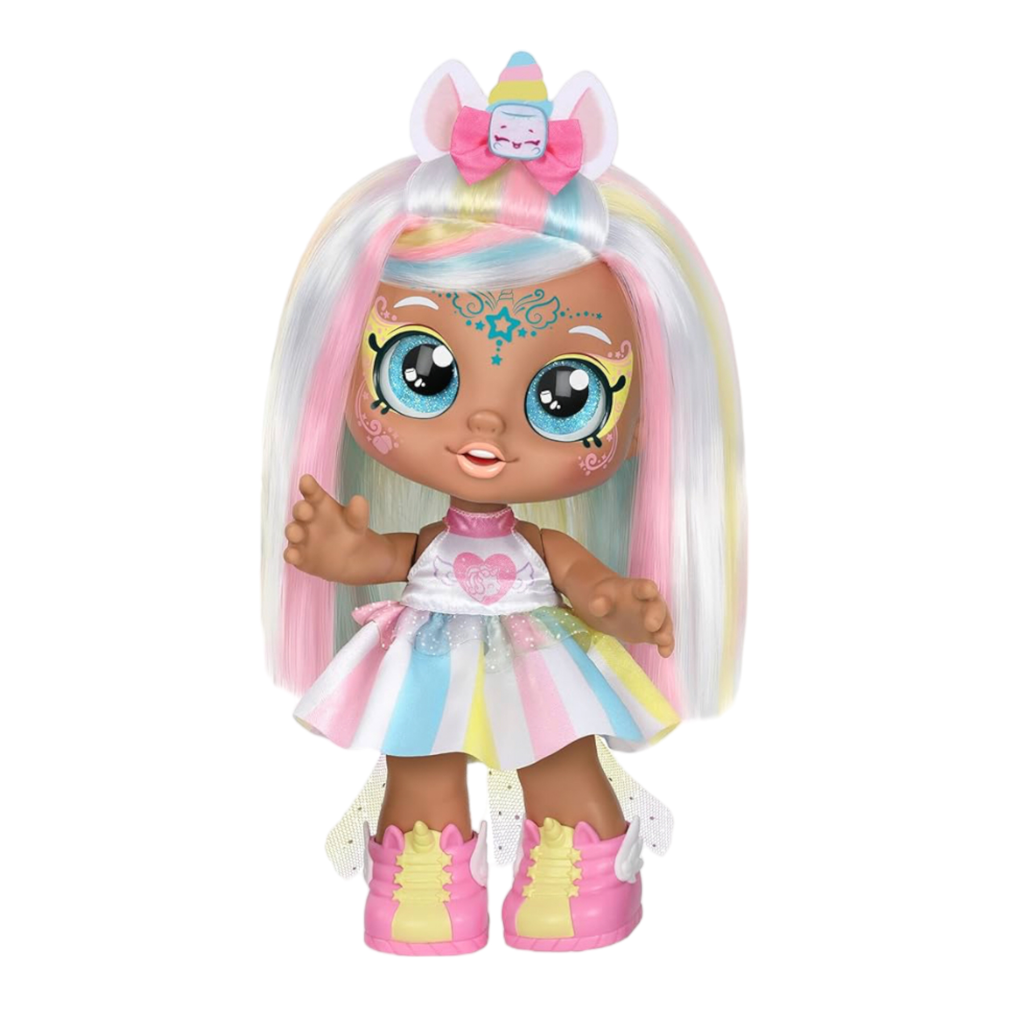 Muñeca KindiKids Disfraz Mágico Masha Mello Unicornio