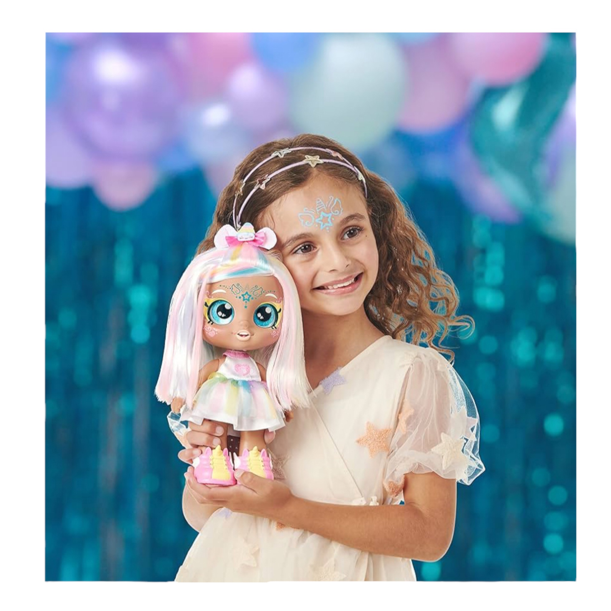 Muñeca KindiKids Disfraz Mágico Masha Mello Unicornio