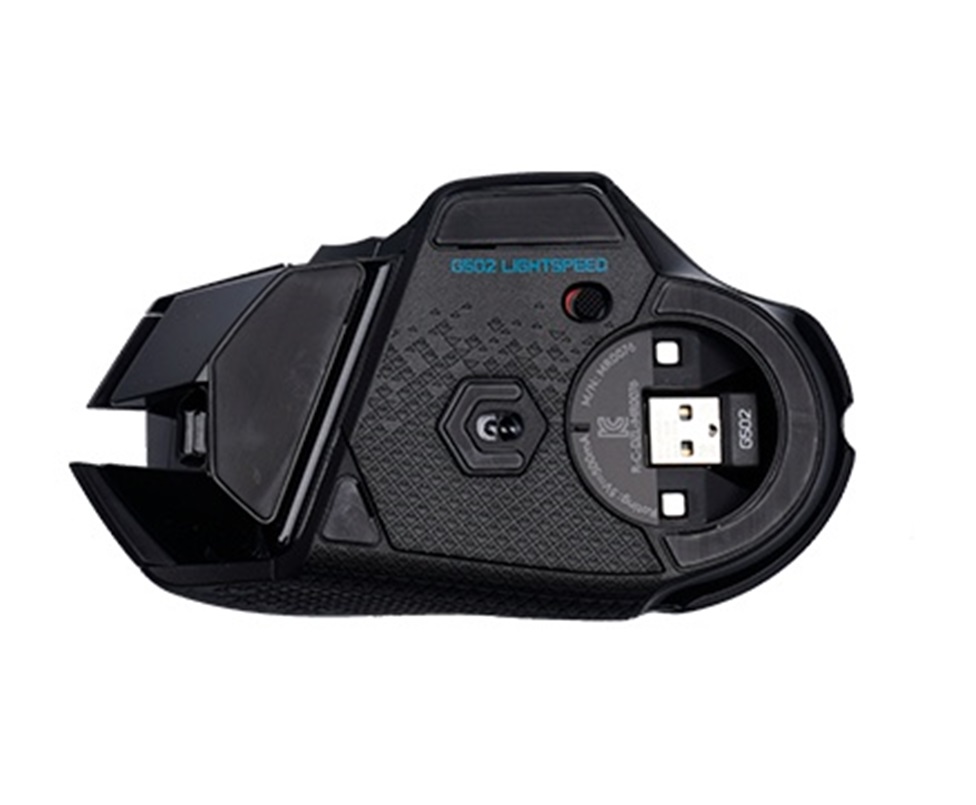 Mouse Gamer Logitech Óptico G502 Hero Lightspeed, Inalámbrico, USB, 16000DPI, Negro