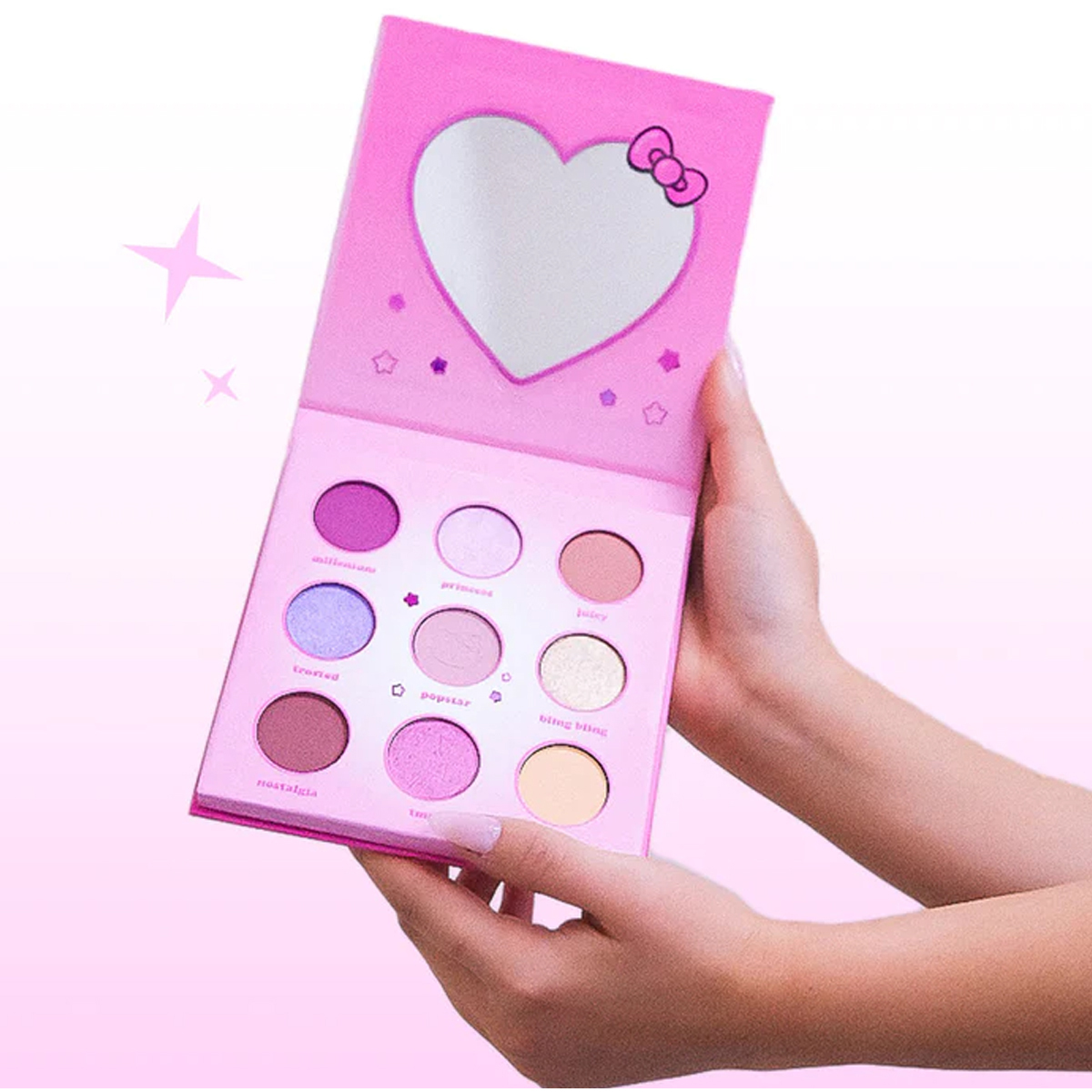 Paleta Sombras 9 Tonos Ultrapigmentados Hello Kitty.