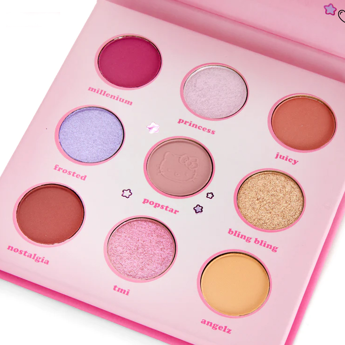 Paleta Sombras 9 Tonos Ultrapigmentados Hello Kitty.