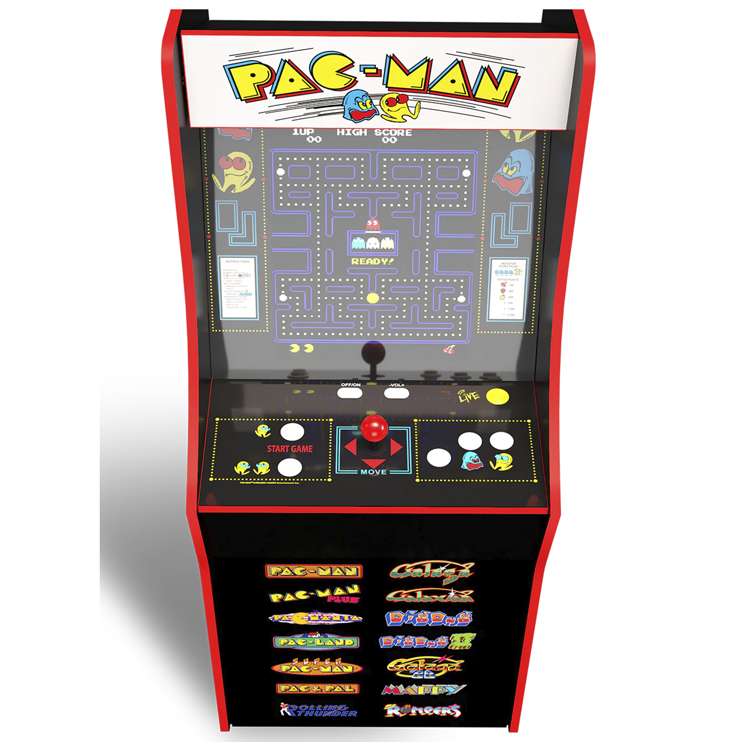 Maquinita De Juegos Arcade 14 Juegos Clásicos + Base pac man
