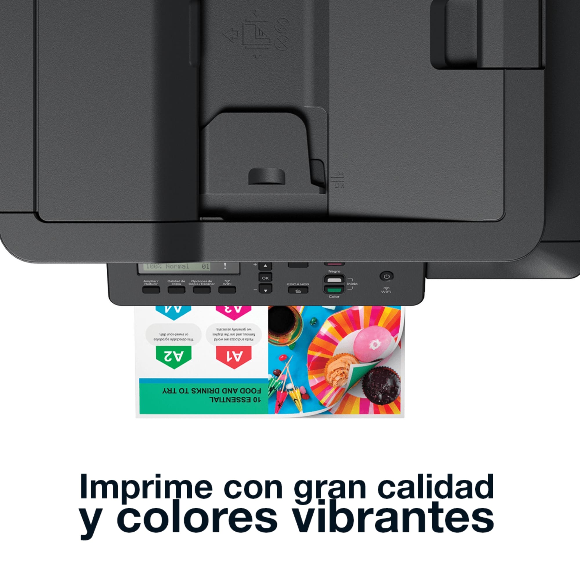 Impresora Multifuncional Brother InkBenefit Tank DCP-720DW, Sistema de Tinta Continua, USB, Wi-Fi, Dúplex, 30 ppm Negro, 26 ppm Color.