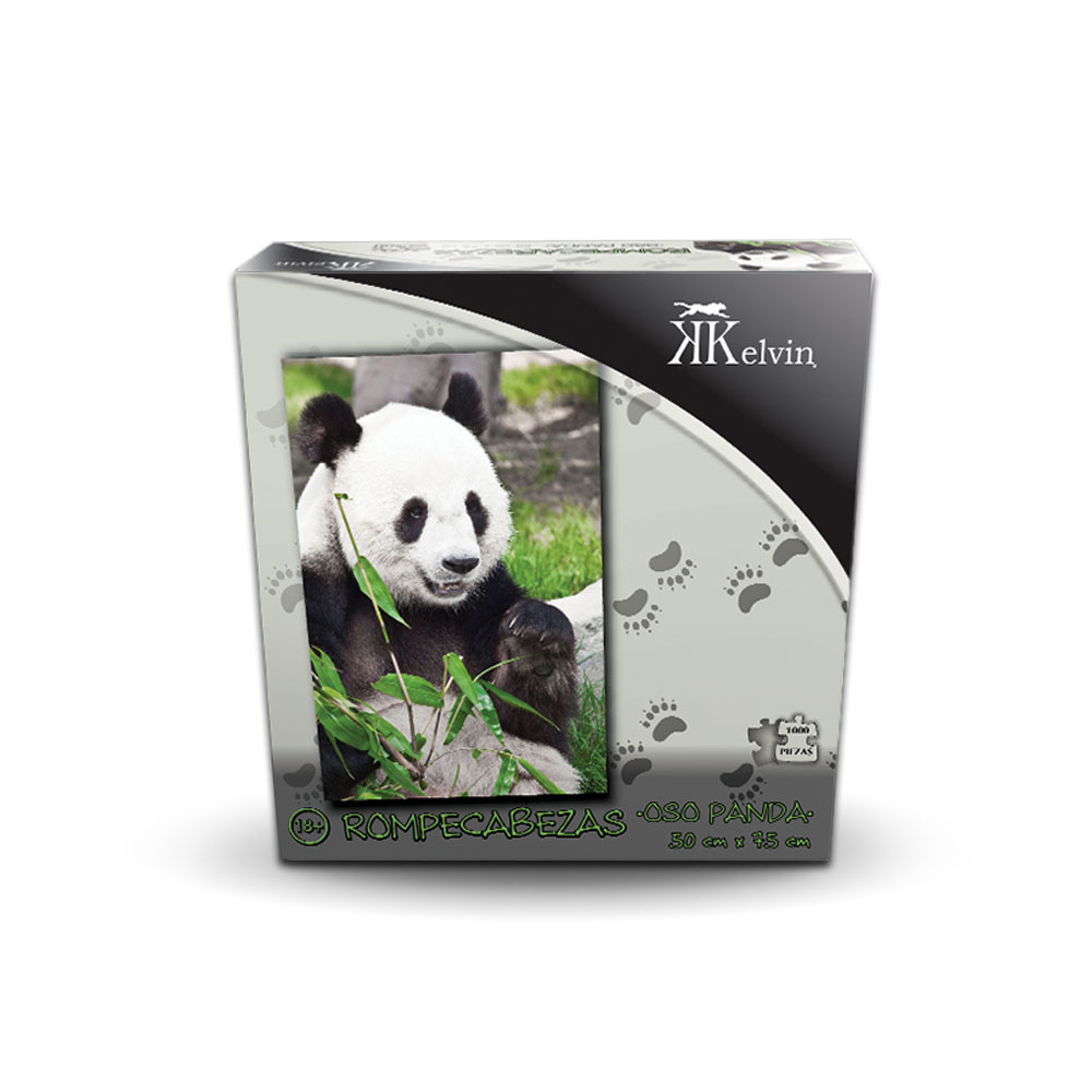 ROMPECABEZAS 1000PZAS CH OSO PANDA KELVIN
