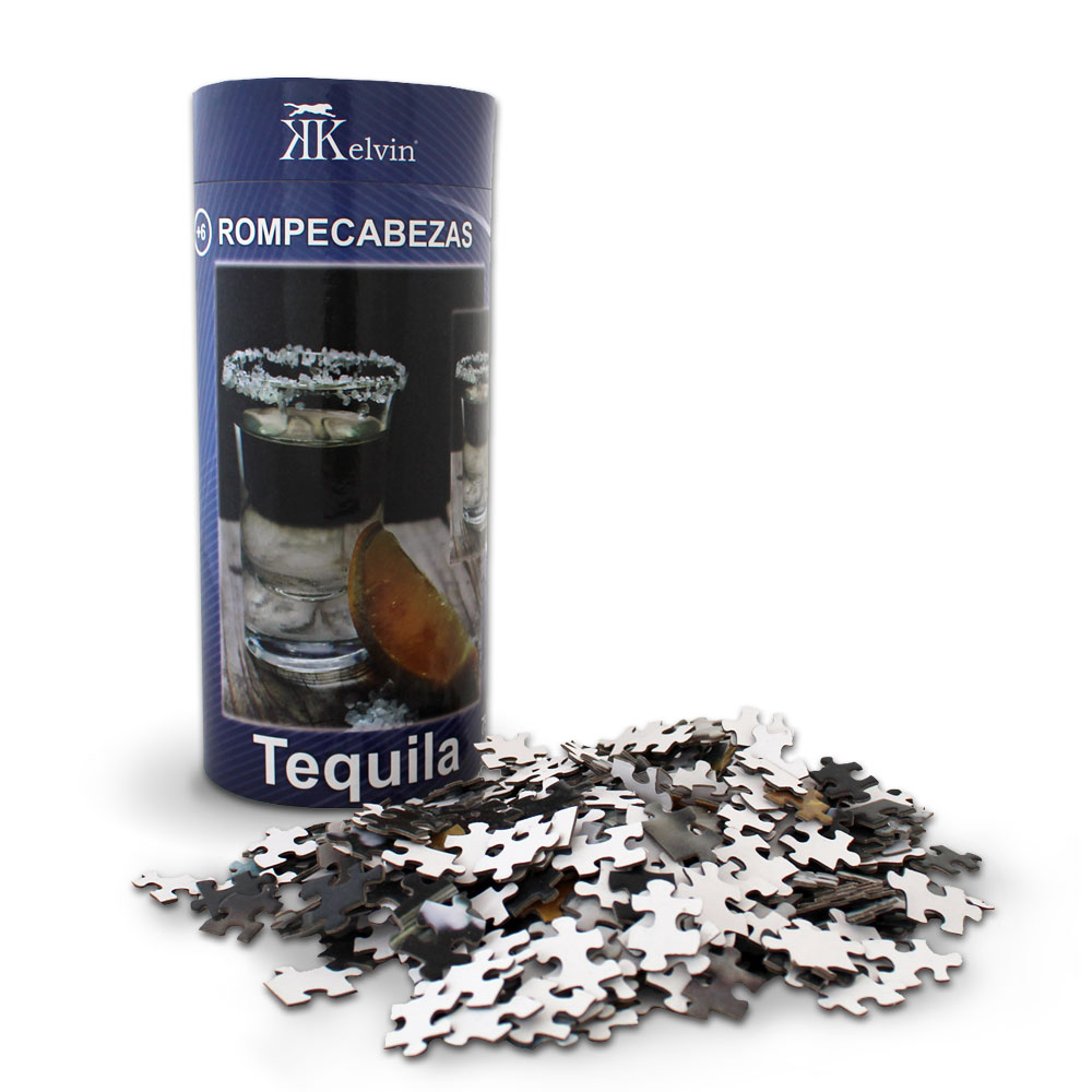 ROMPECABEZAS CILINDRO 1000PZAS TEQUILA KELVIN
