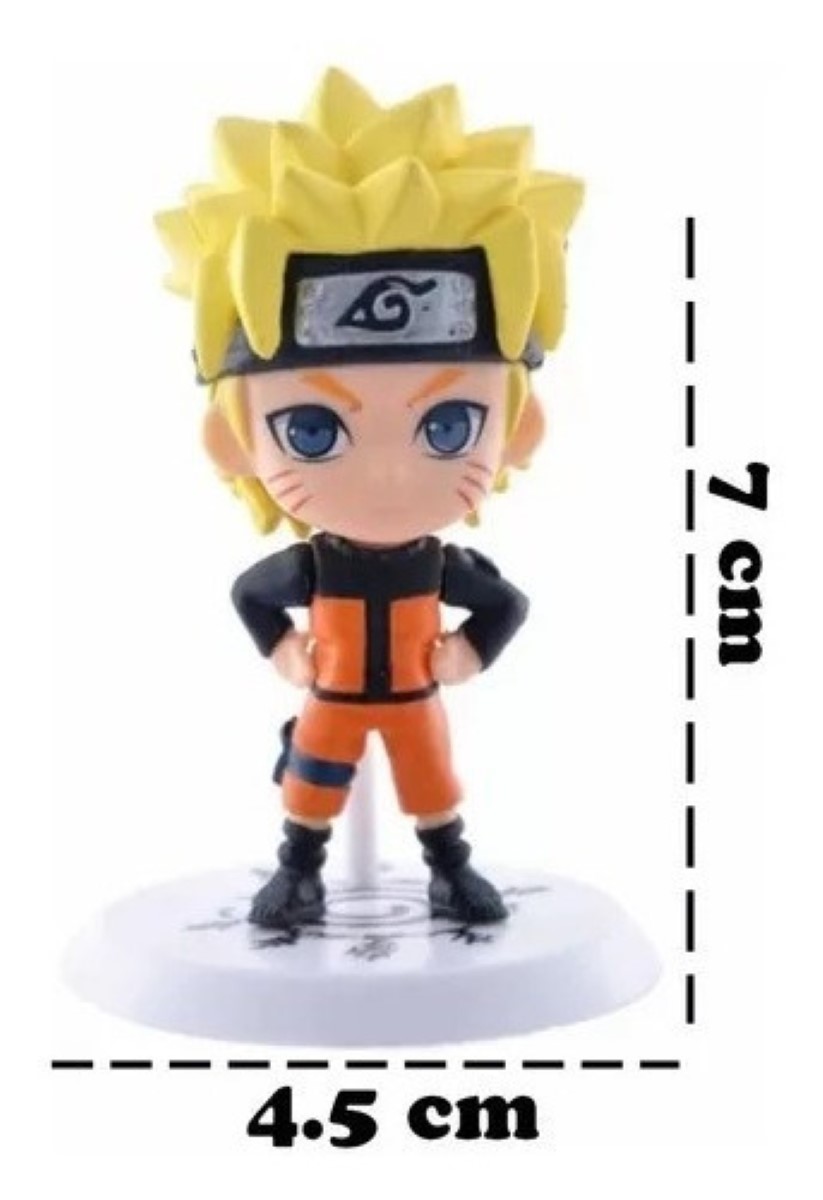 Paquete De 6 Figuras De Acción De Pvc De Naruto Anime