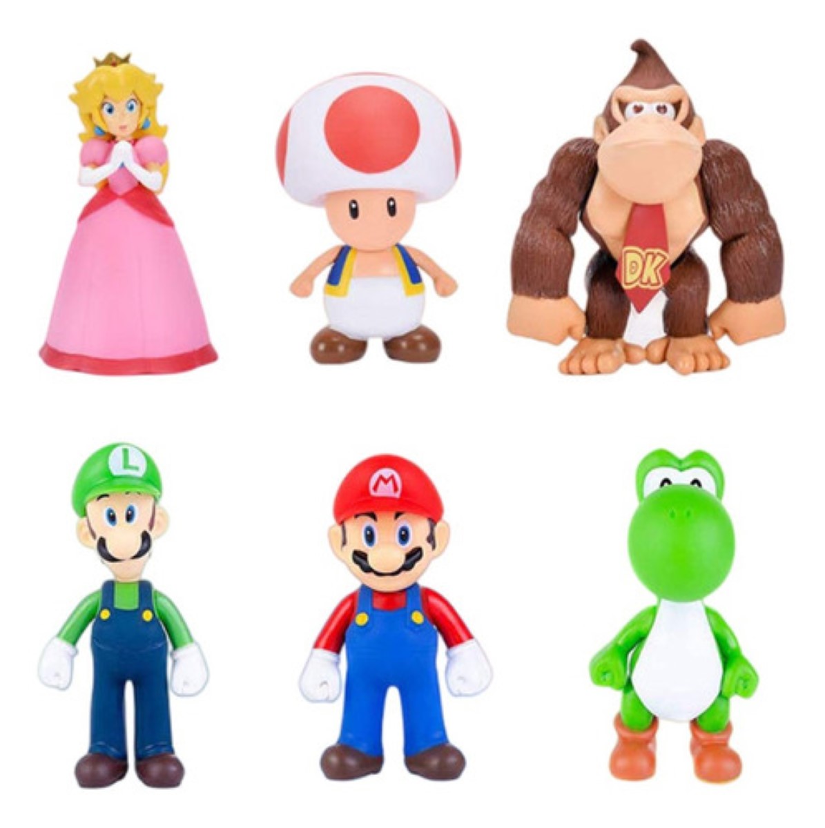 Super Mario Bros Figuras Juguetes Coleccionables 6 Piezas