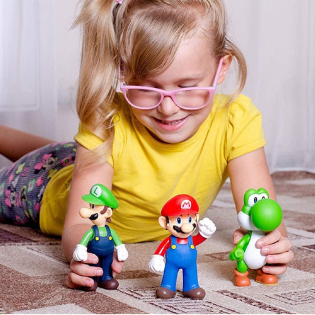 Super Mario Bros Figuras Juguetes Coleccionables 6 Piezas