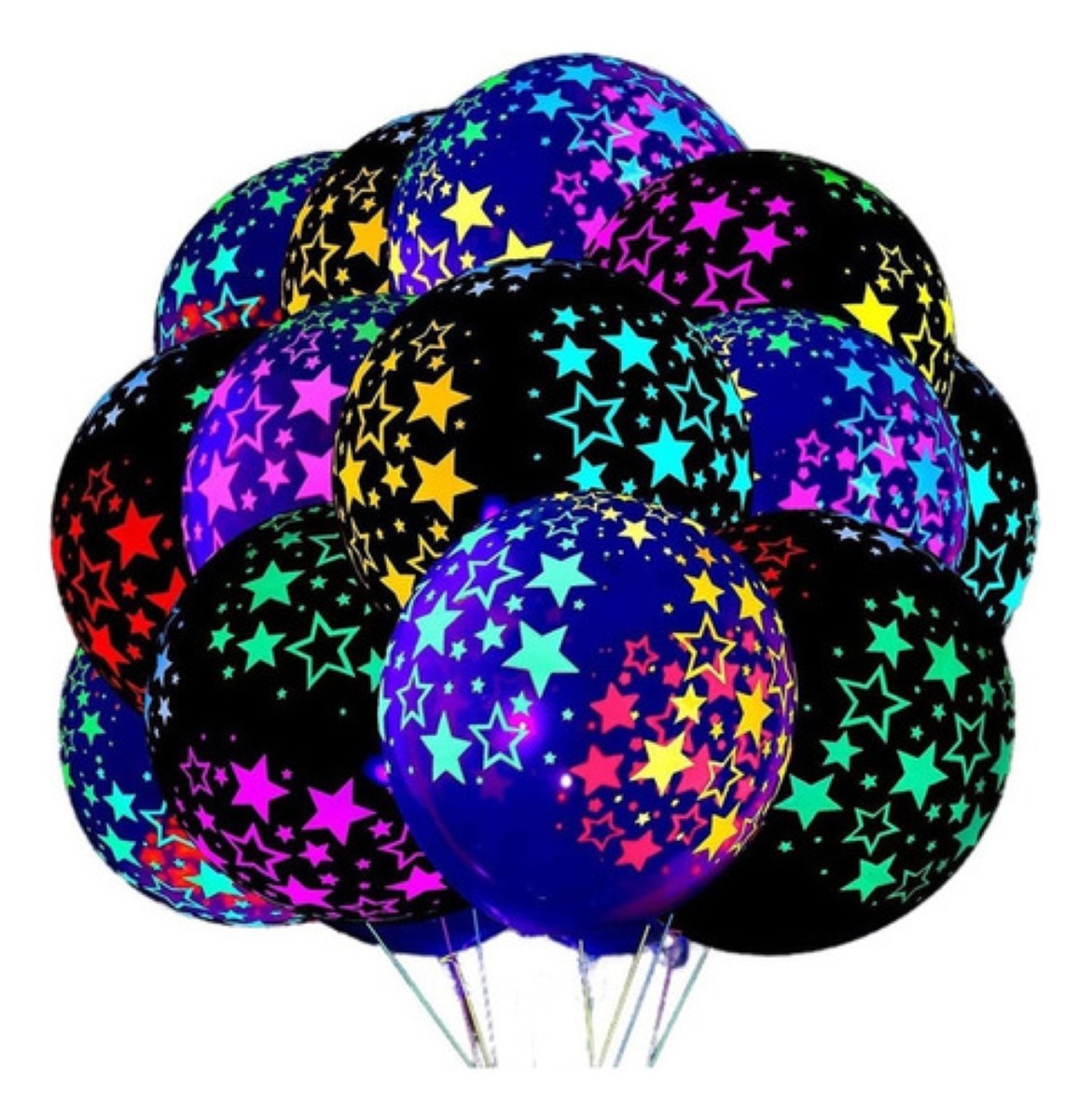 Globos Fluorescentes Neón Decoracion Fiesta Neon Latex 50pcs