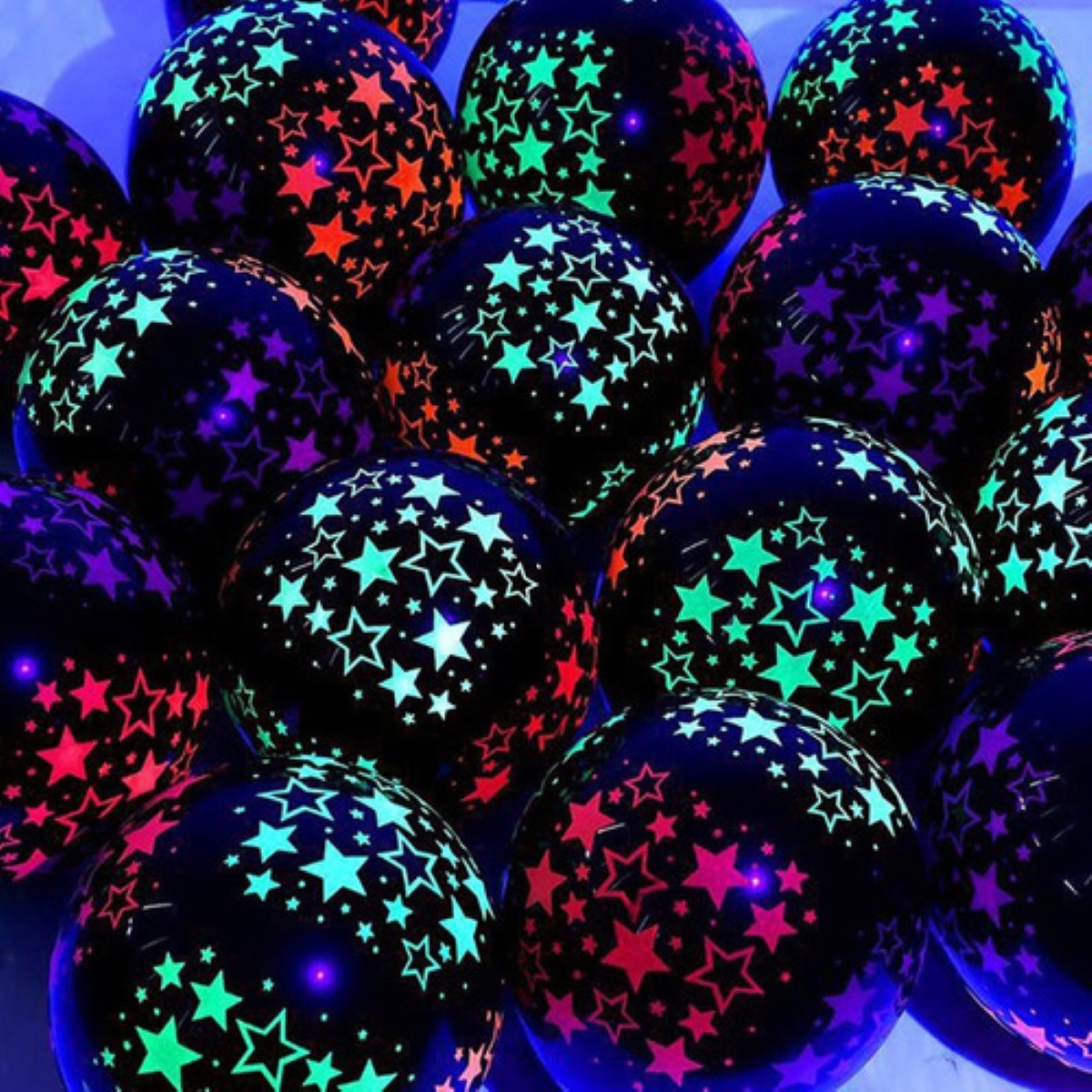 Globos Fluorescentes Neón Decoracion Fiesta Neon Latex 50pcs