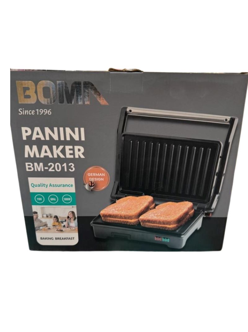 Máquina para Hacer Panini Boma BM-2013 Acero Inoxidable