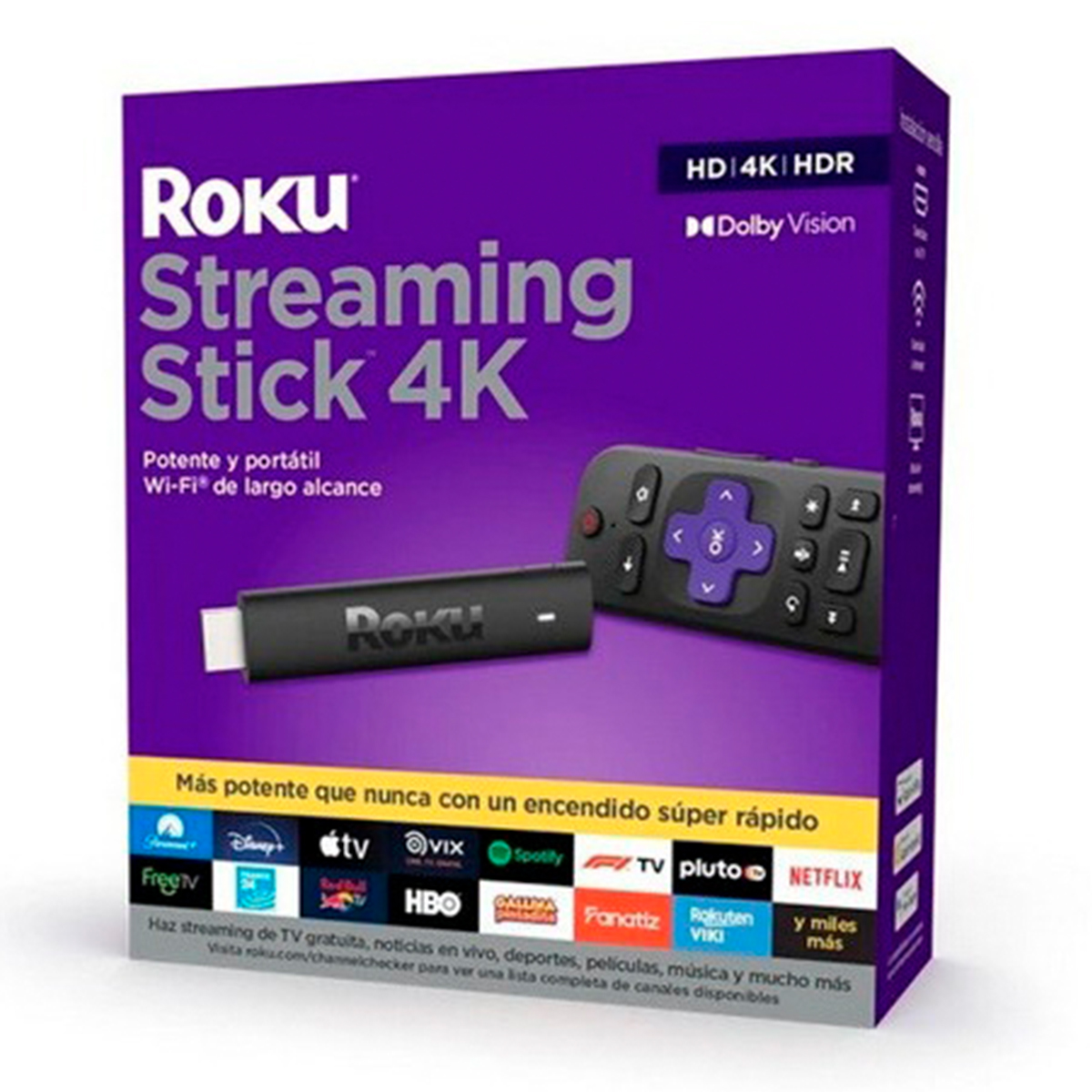 Dispositivo Roku Streaming Stick 4k Con Hdmi Wifi 3820R