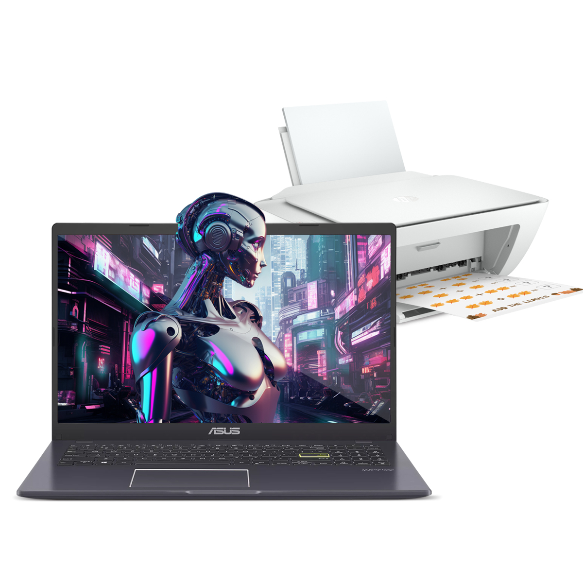 Combo Laptop HP 245 G9 amd Ryzen 3 8GB 256GB 14Pulg HD W11H + Impresora