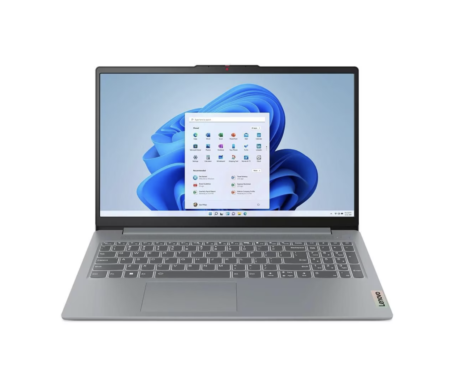 Laptop Lenovo IdeaPad Slim 3 15.6" Full HD, Intel Core i5-12450H 12.A Gen, 8GB DDR5, 512GB SSD M.2, Windows 11 Home 64-bit, Español, Gris