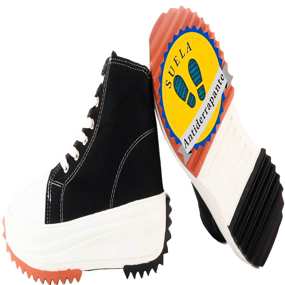 Tenis Plataforma Bota Chunky Urbano Suela Gruesa 4165-nb.