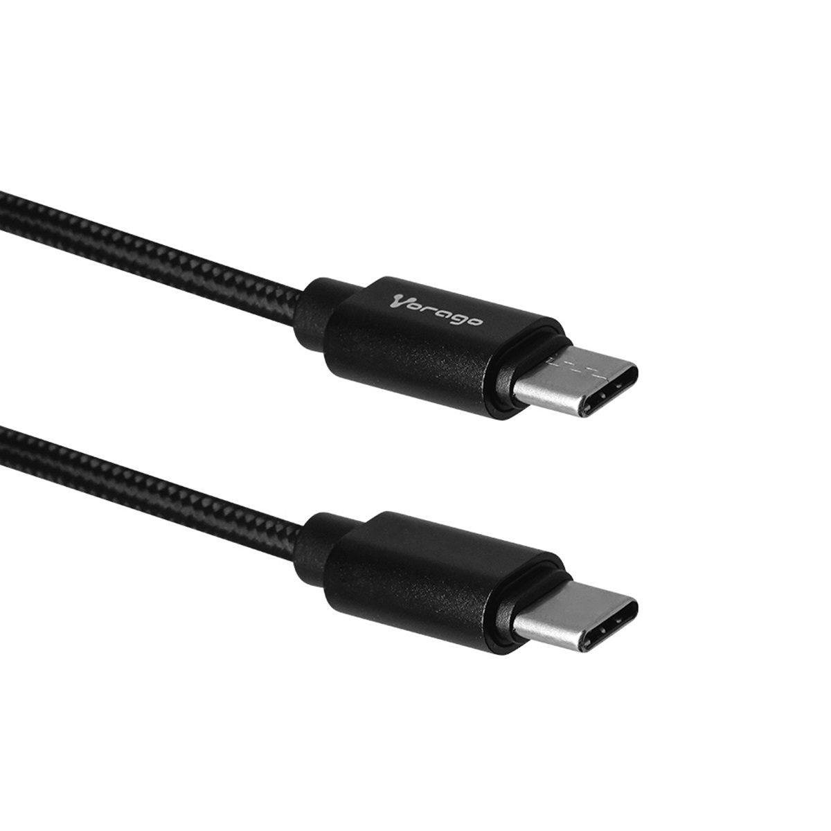 Cable USB C VORAGO CAB-124-BK USB C Macho - USB C Macho 1 Metro