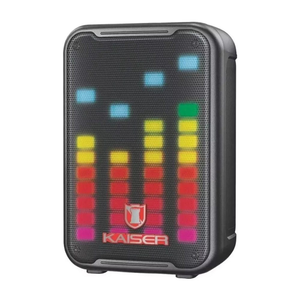 Bafle Kaiser MSA-0108 Con 7 Efectos De Luz Audiorítmica - Negro