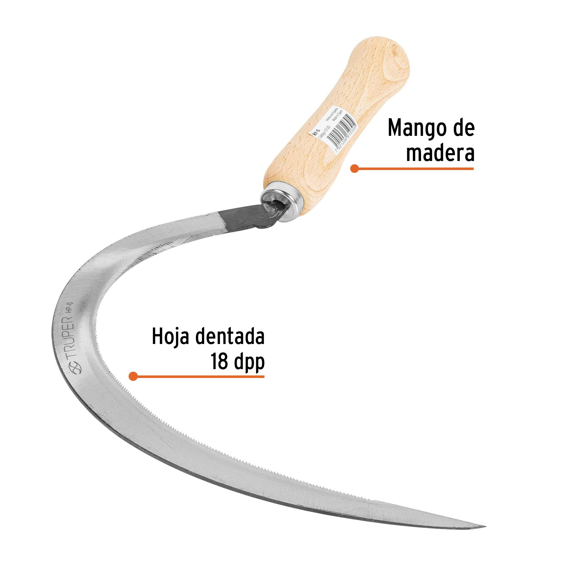 HOZ DENTADA # 0, 16", TRUPER 15120