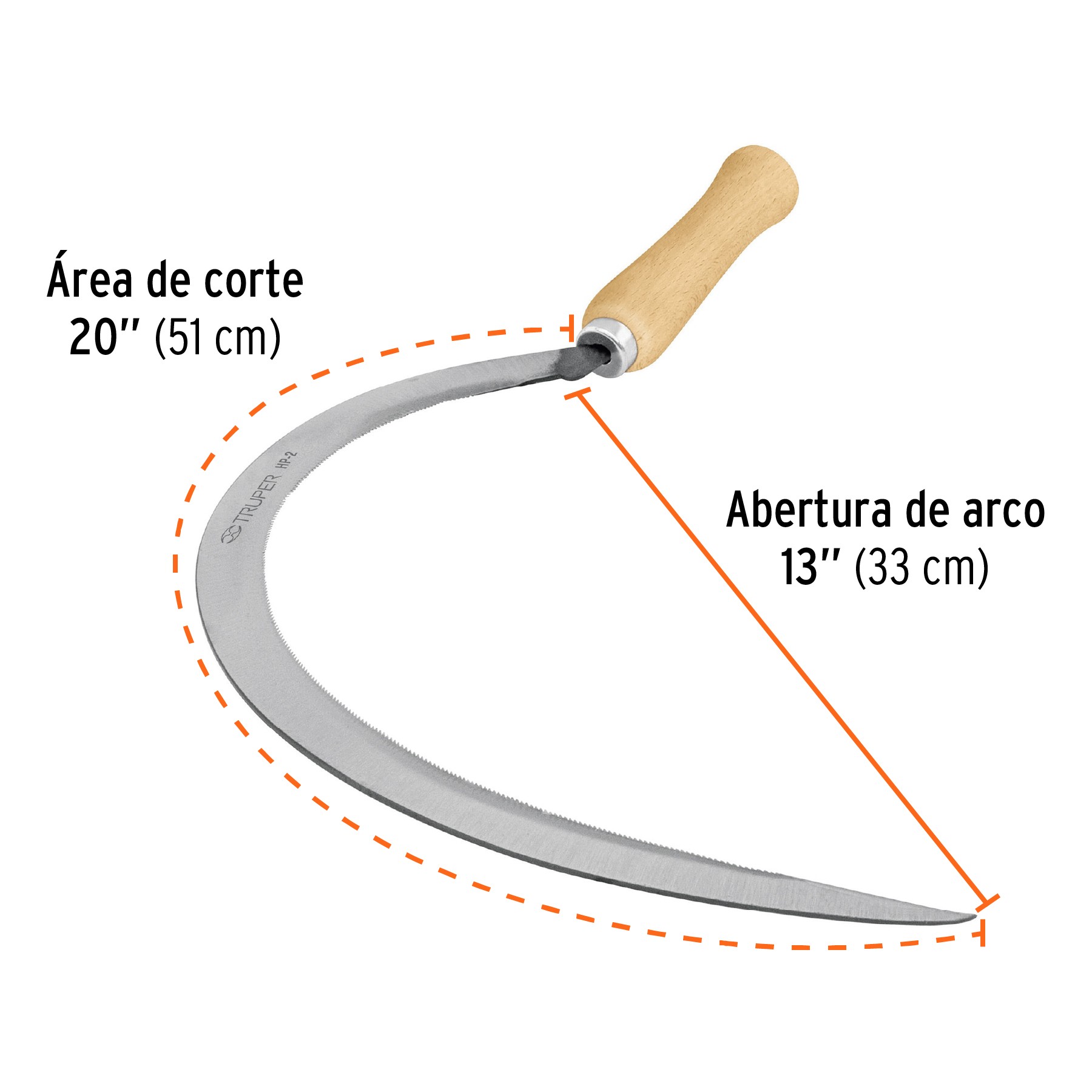 HOZ DENTADA # 2, 20", TRUPER 15122