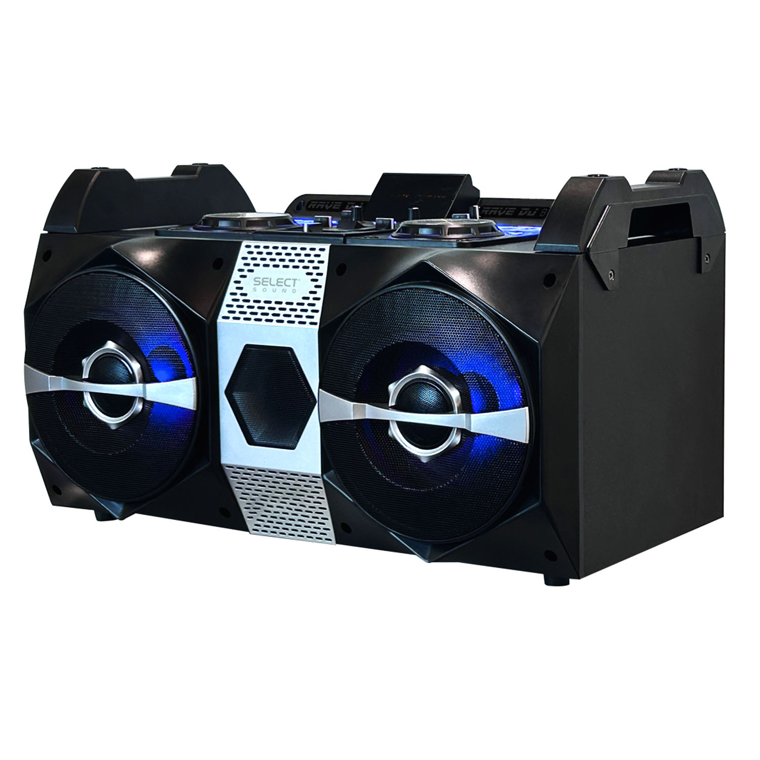 Minicomponente Bocina Bluetooth Recargable Select Sound Rave Dj Bt2018 