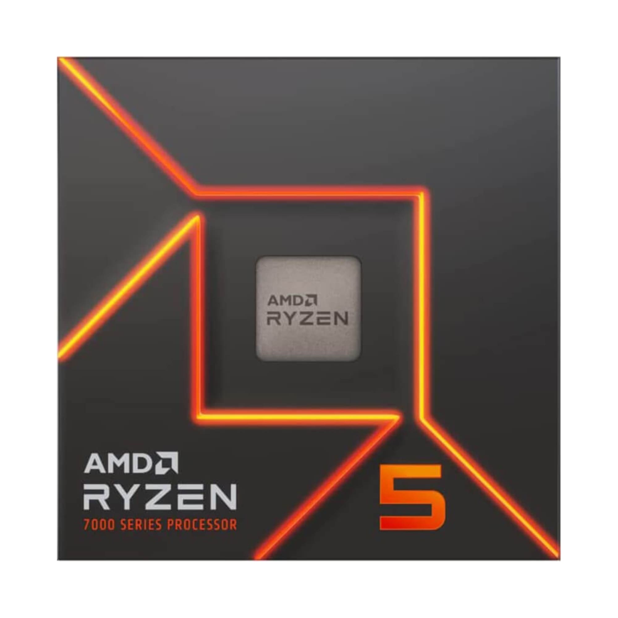 Procesador AMD Ryzen 5 7600, AM5, 6 Núcleos, 3.8 GHz, Gráficos Radeon, Disipador Wraith Stealth.