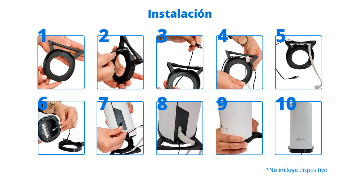 Soporte De Pared Para Router O Modem Tp Link Deco M4 E4