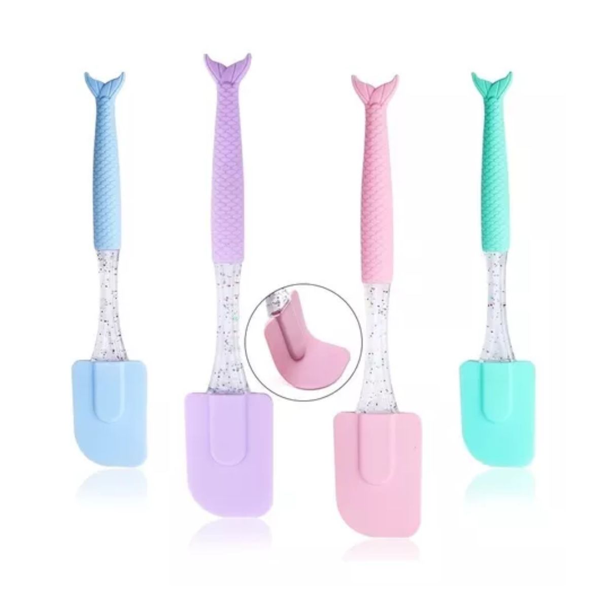 Set Reposteria Miserable Brocha Globo Utensilios Cocina  Rosa/Morado/Verde