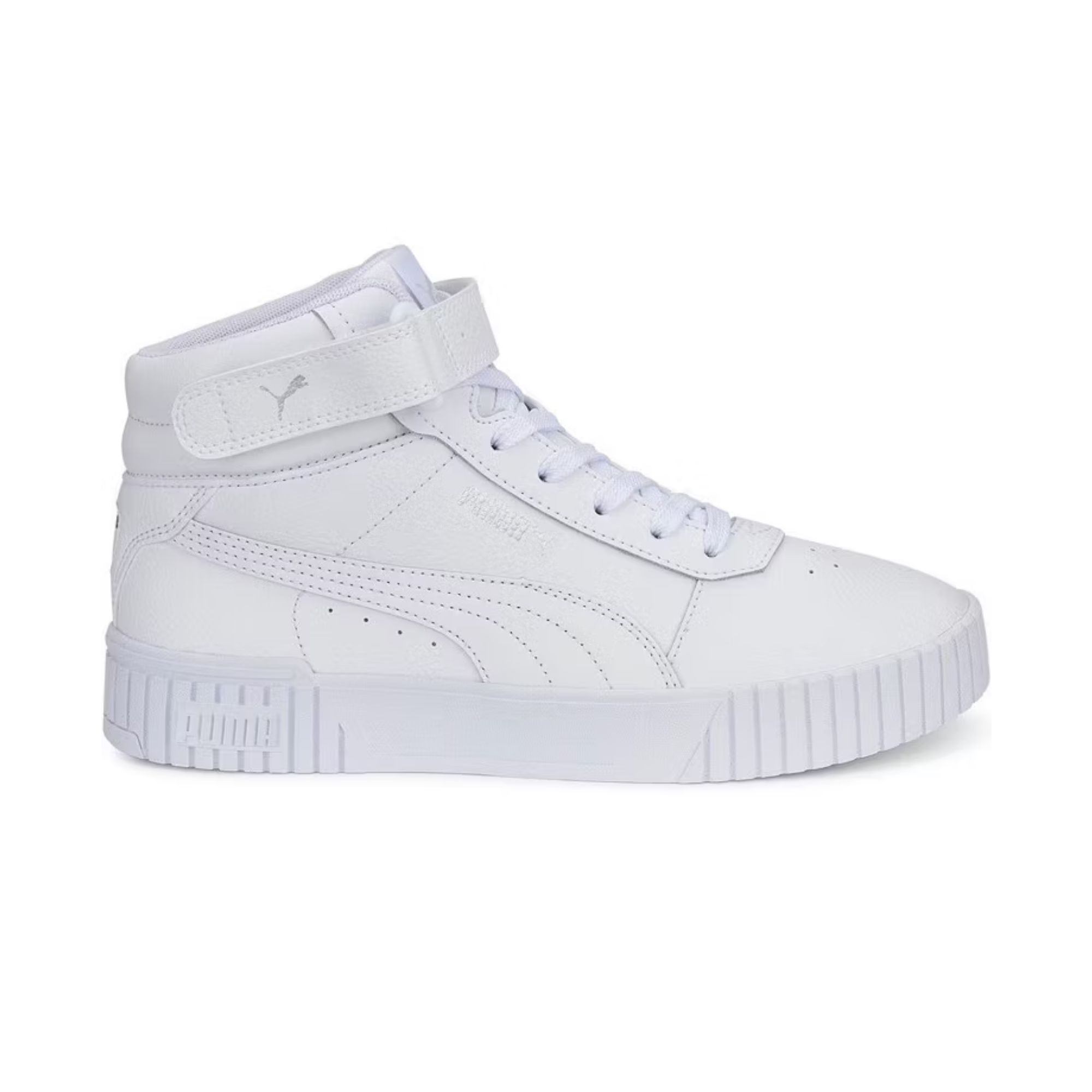 Tenis Puma Carina 2.0 MID Bota Blanco Dama Originales 38585102