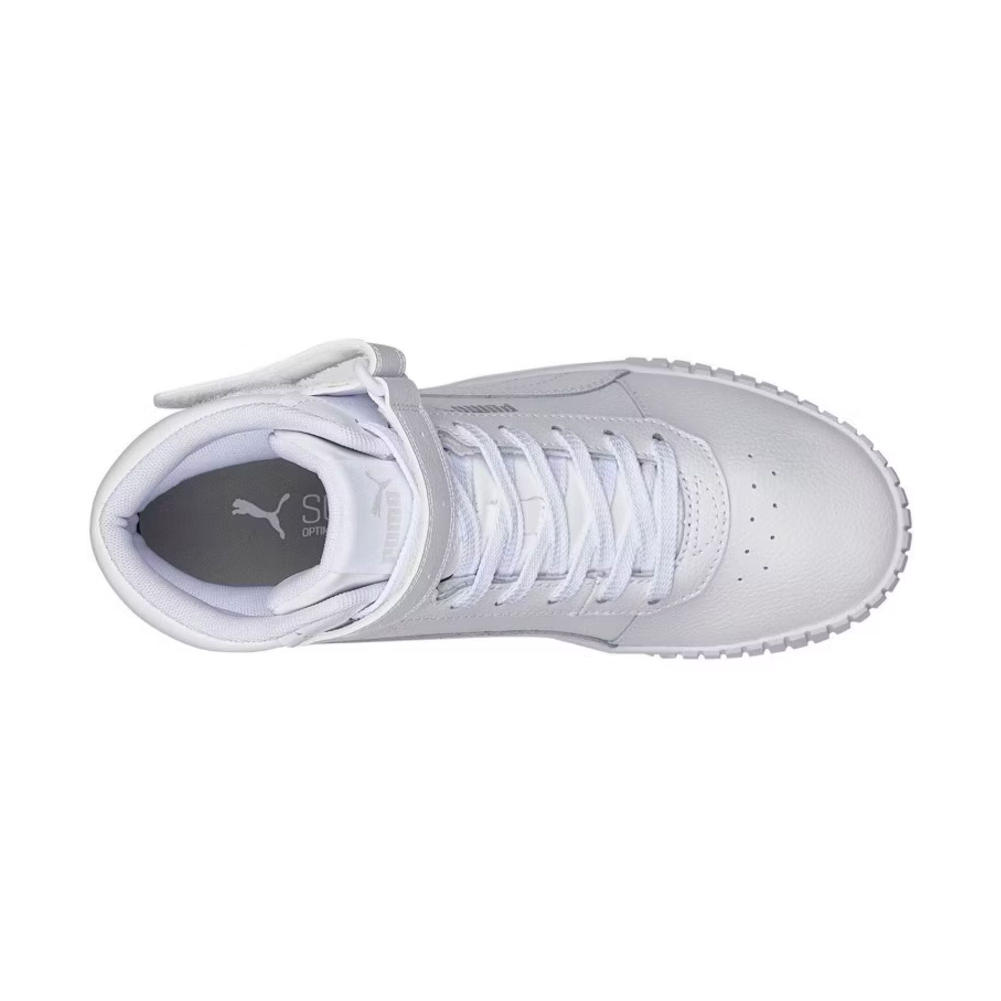 Tenis Puma Carina 2.0 MID Bota Blanco Dama Originales 38585102