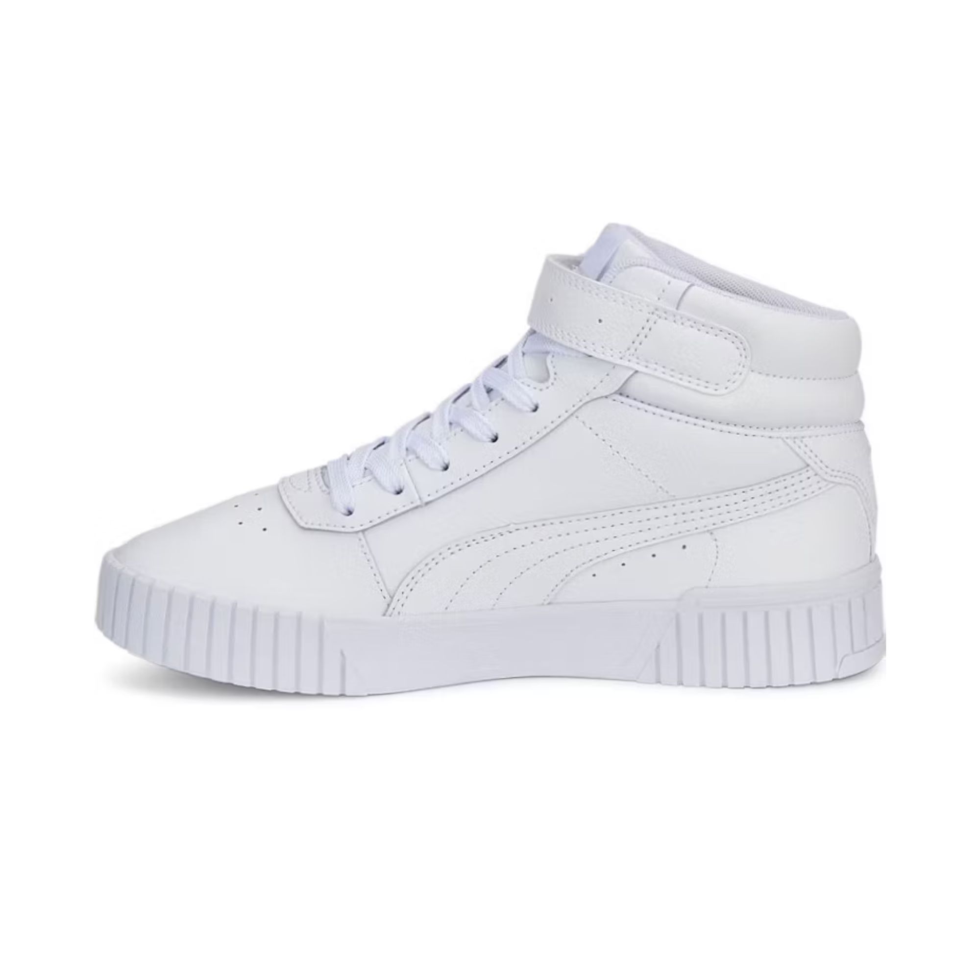 Tenis Puma Carina 2.0 MID Bota Blanco Dama Originales 38585102