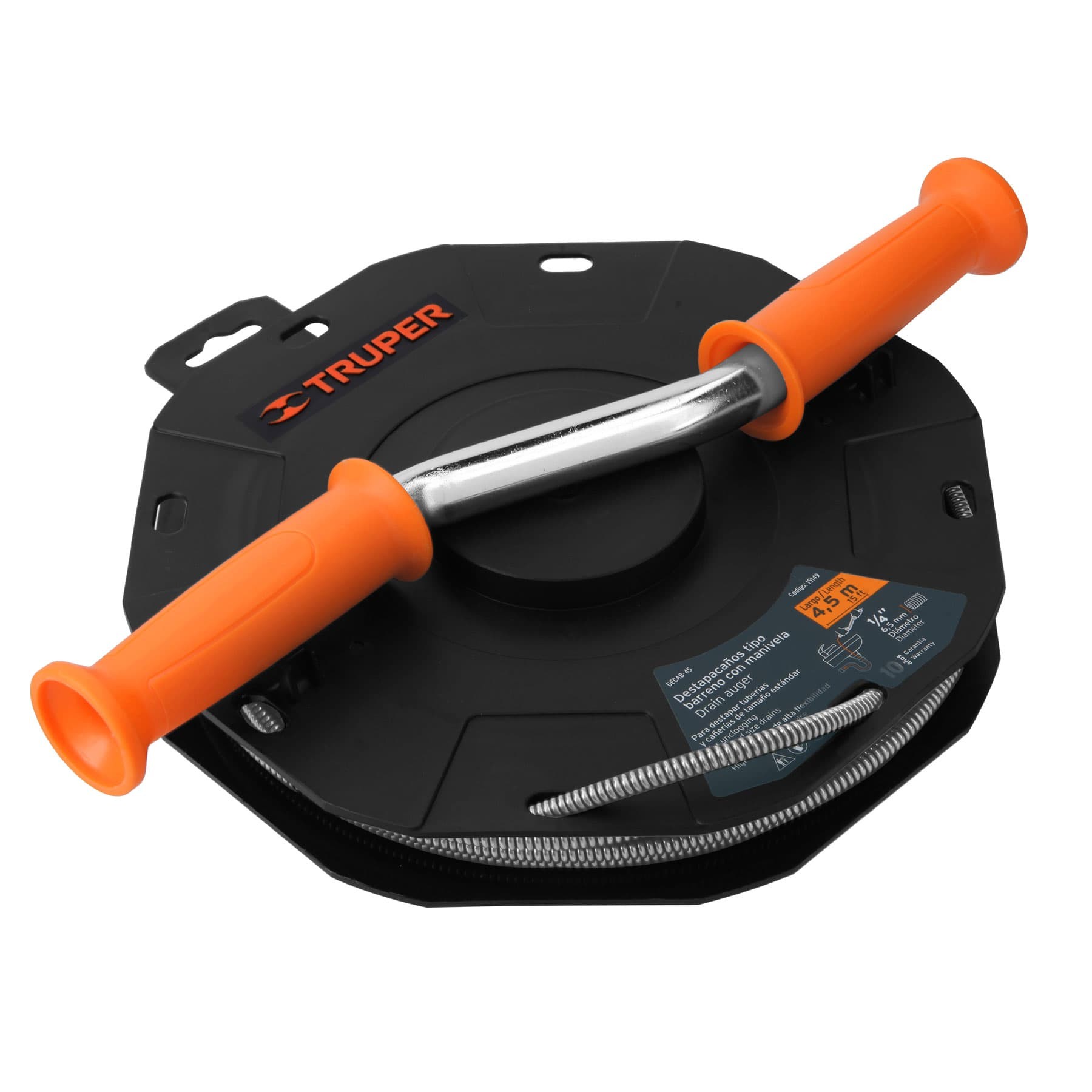 DESTAPACAÑOS DE 4.5 M TIPO BARRENO CON MANIVELA, TRUPER 15149