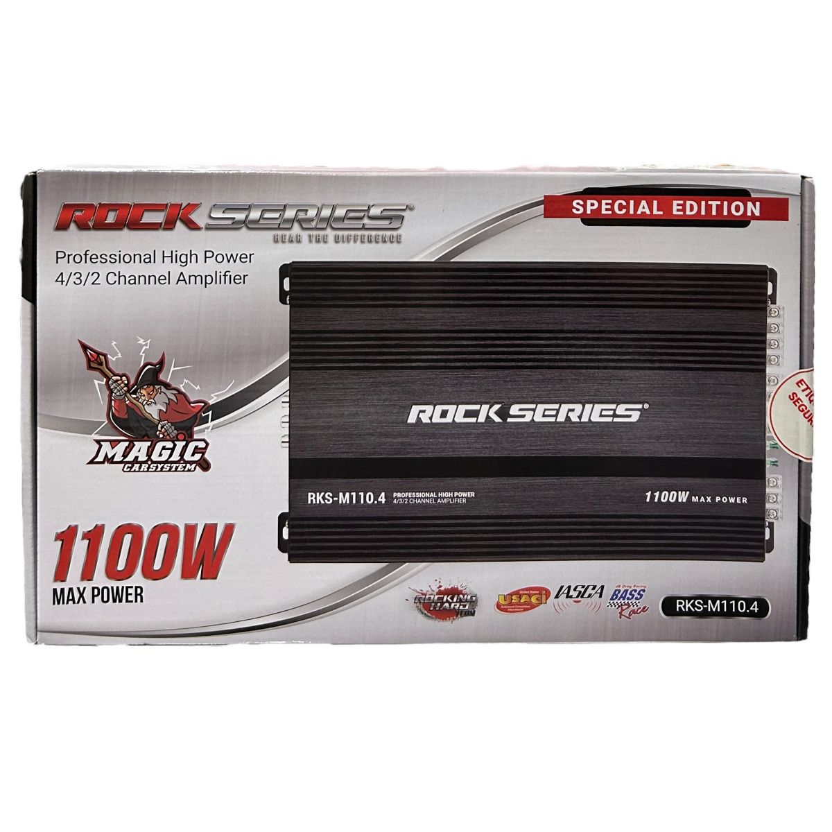 Amplificador Rock Series 4 canales 