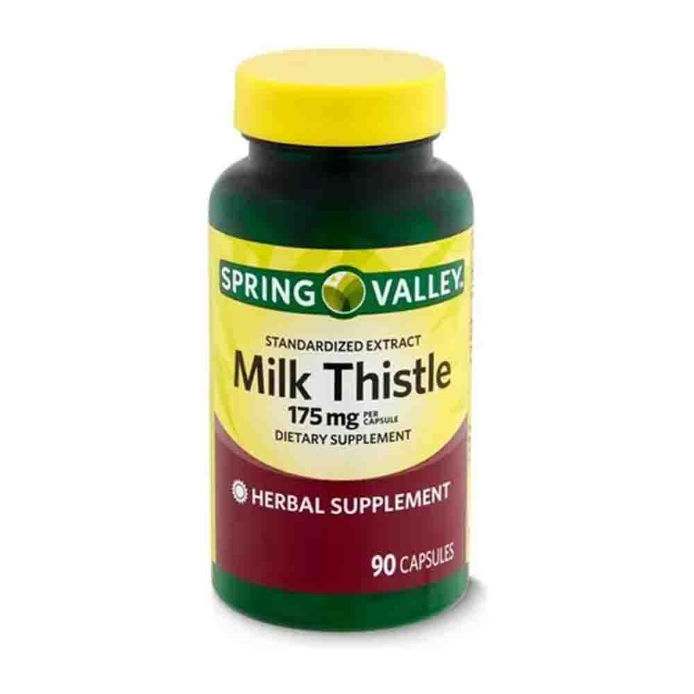Cardo Marino 175mg Spring Valley 90 capsulas Milk Thistle 